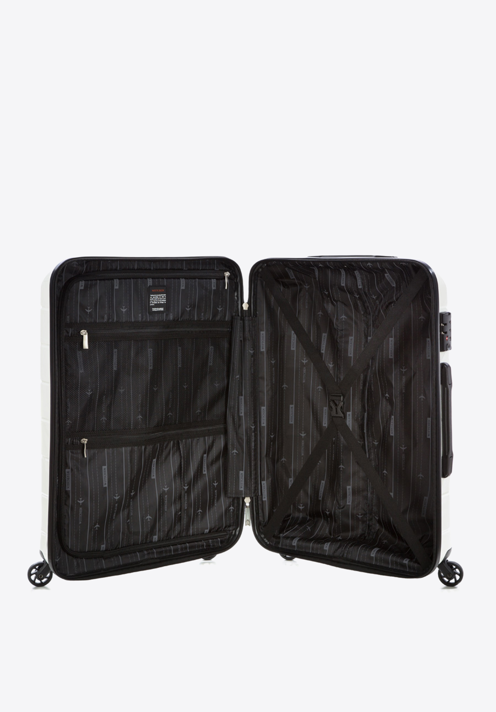 Walizka kabinowa z polipropylenu żłobiona