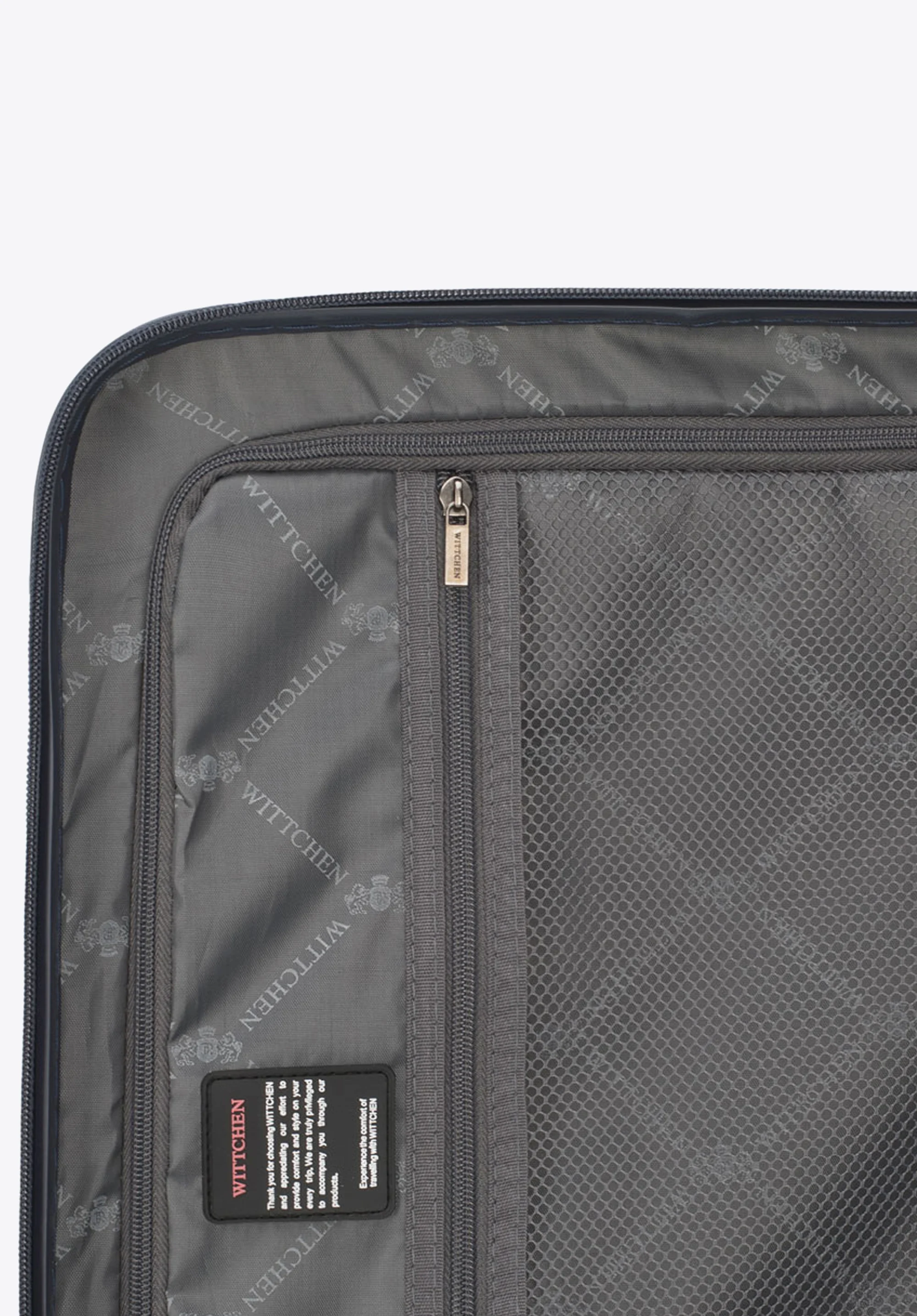 Walizka kabinowa z polikarbonu geometryczna