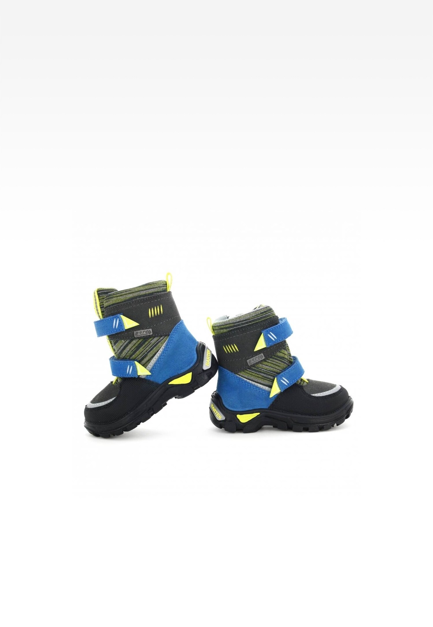 Trzewiki ocieplane BARTEK T-91759/0RE, dla chłopców, szaro-niebieski