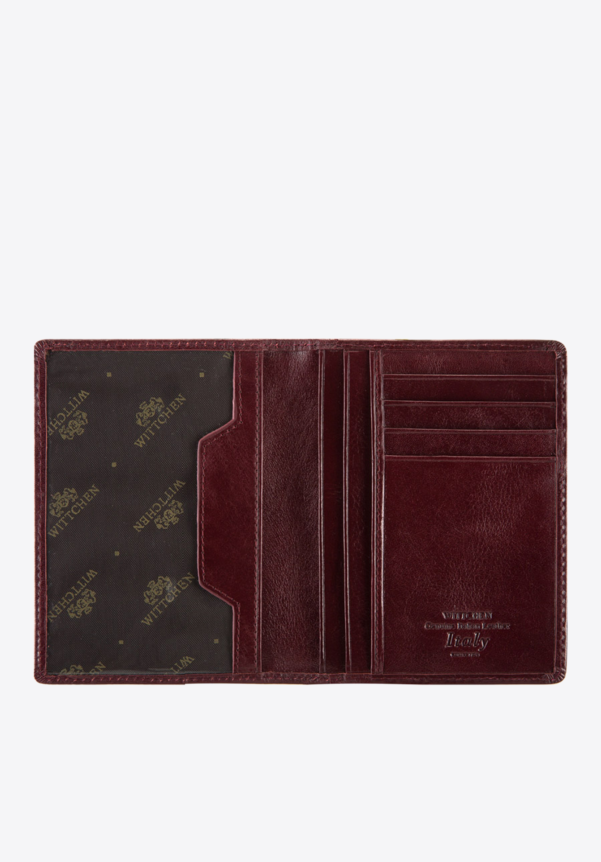 Etui na dokumenty skórzane z kieszenią