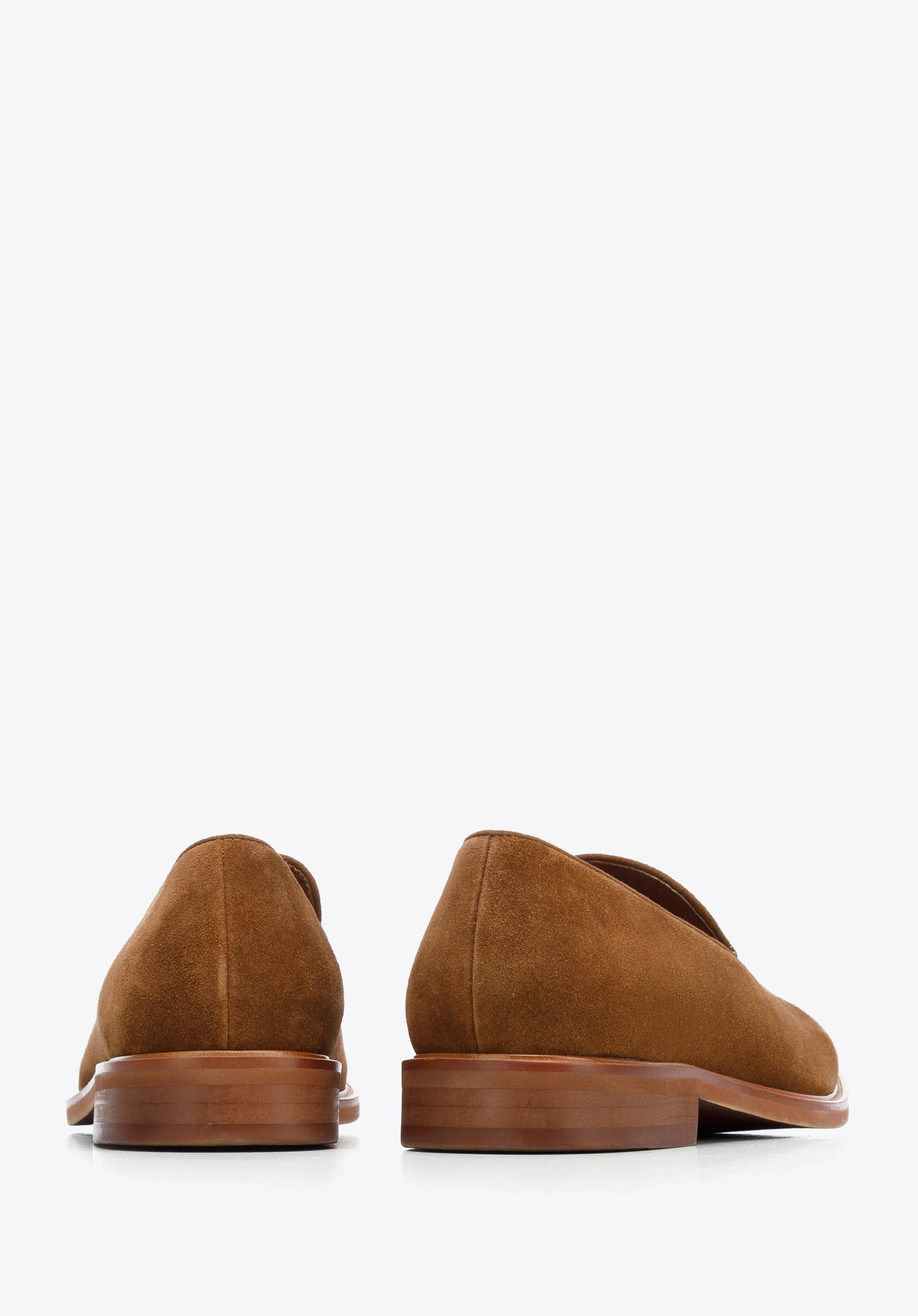 Męskie lordsy zamszowe