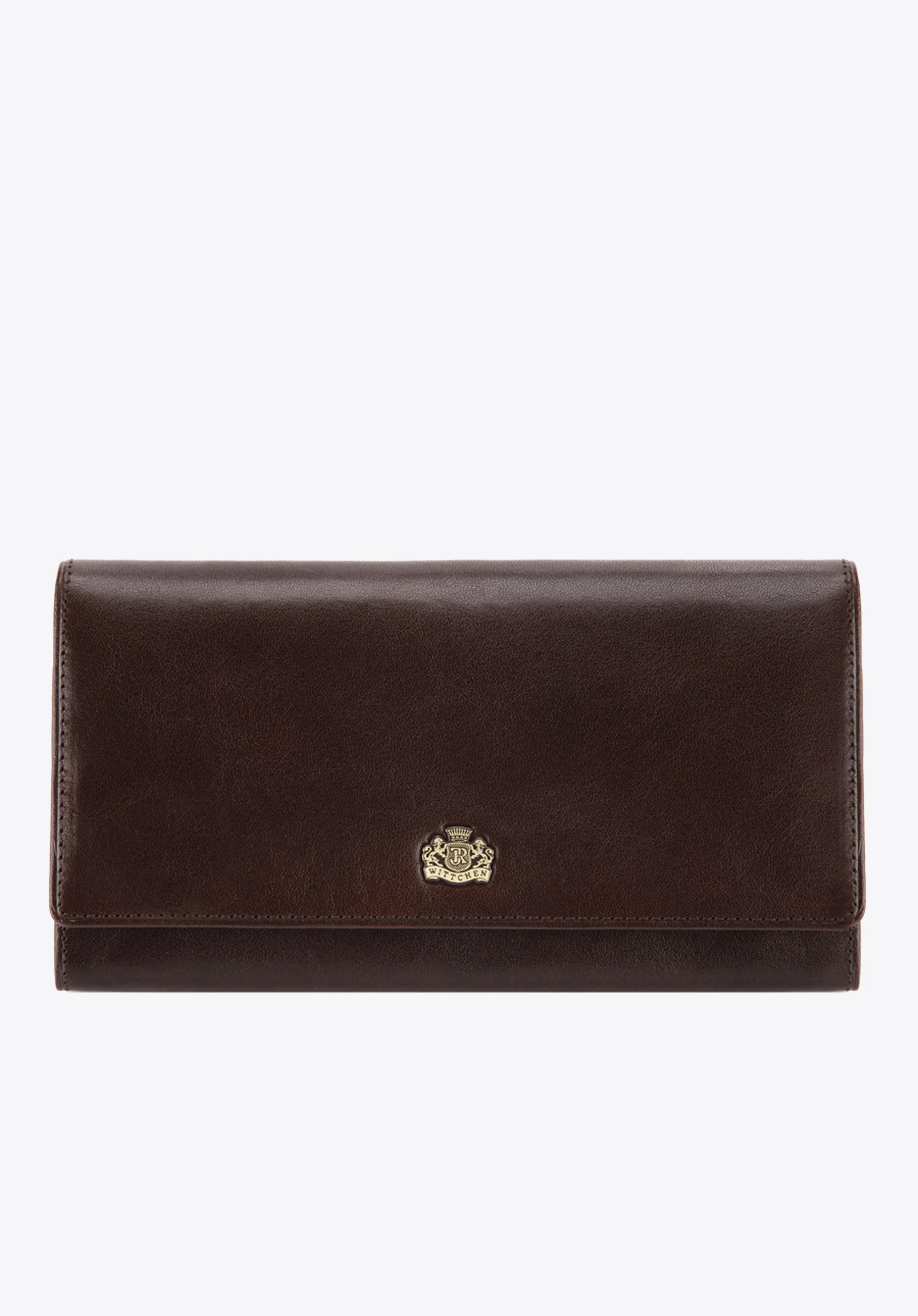 Damski portfel skórzany z herbem duży