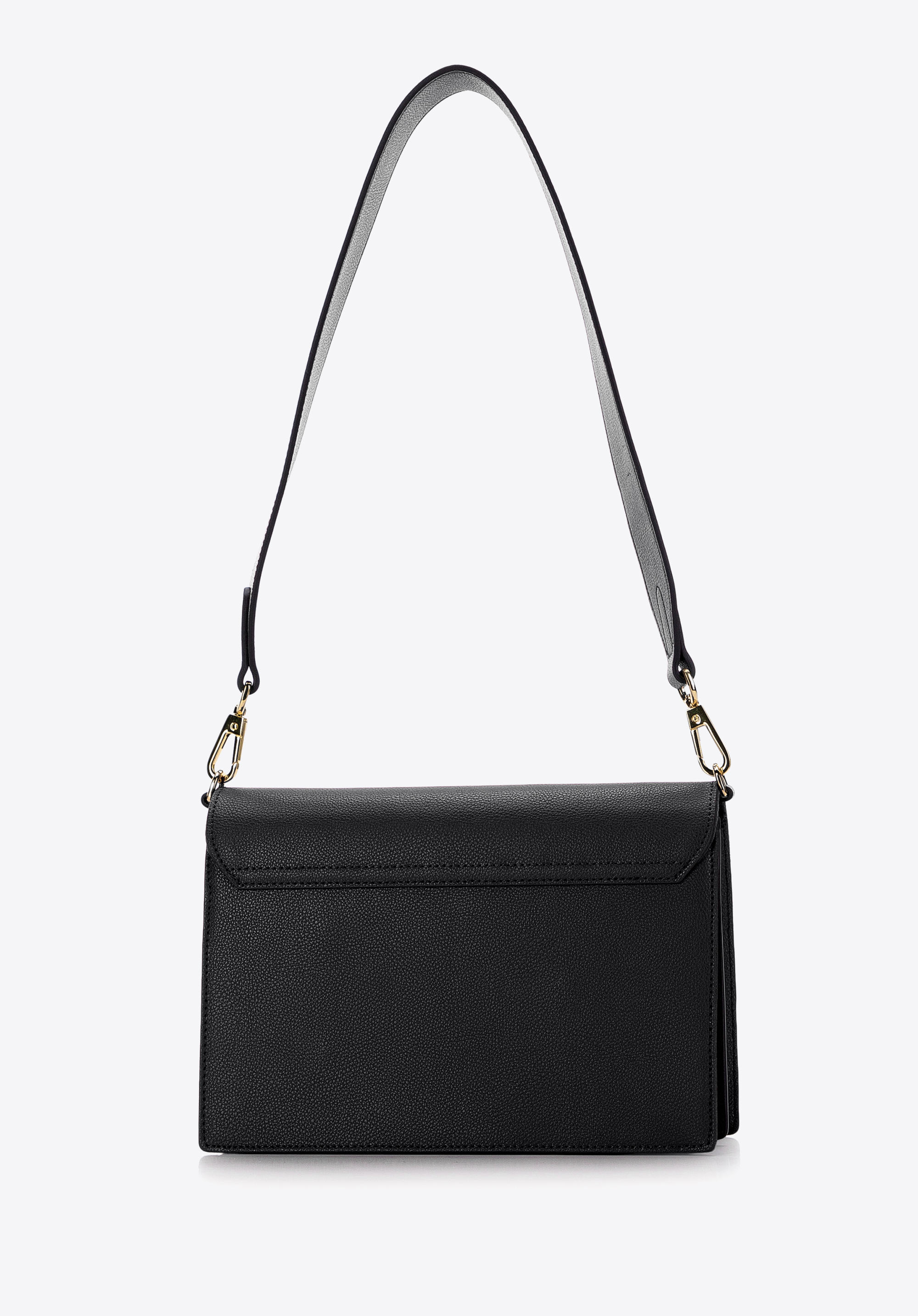 Damska torebka skórzana dwukomorowa klasyczna