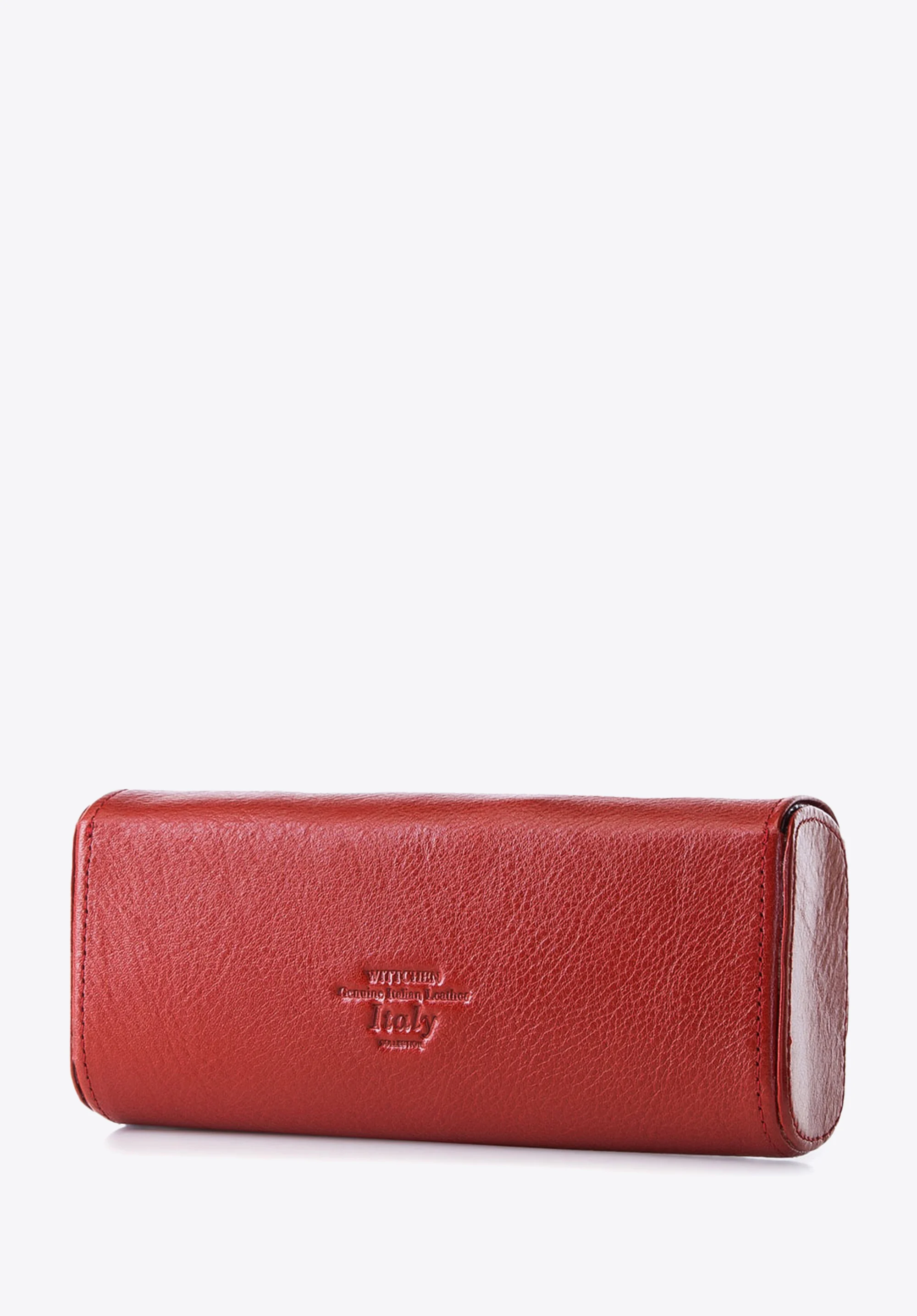 Etui na okulary skórzane proste