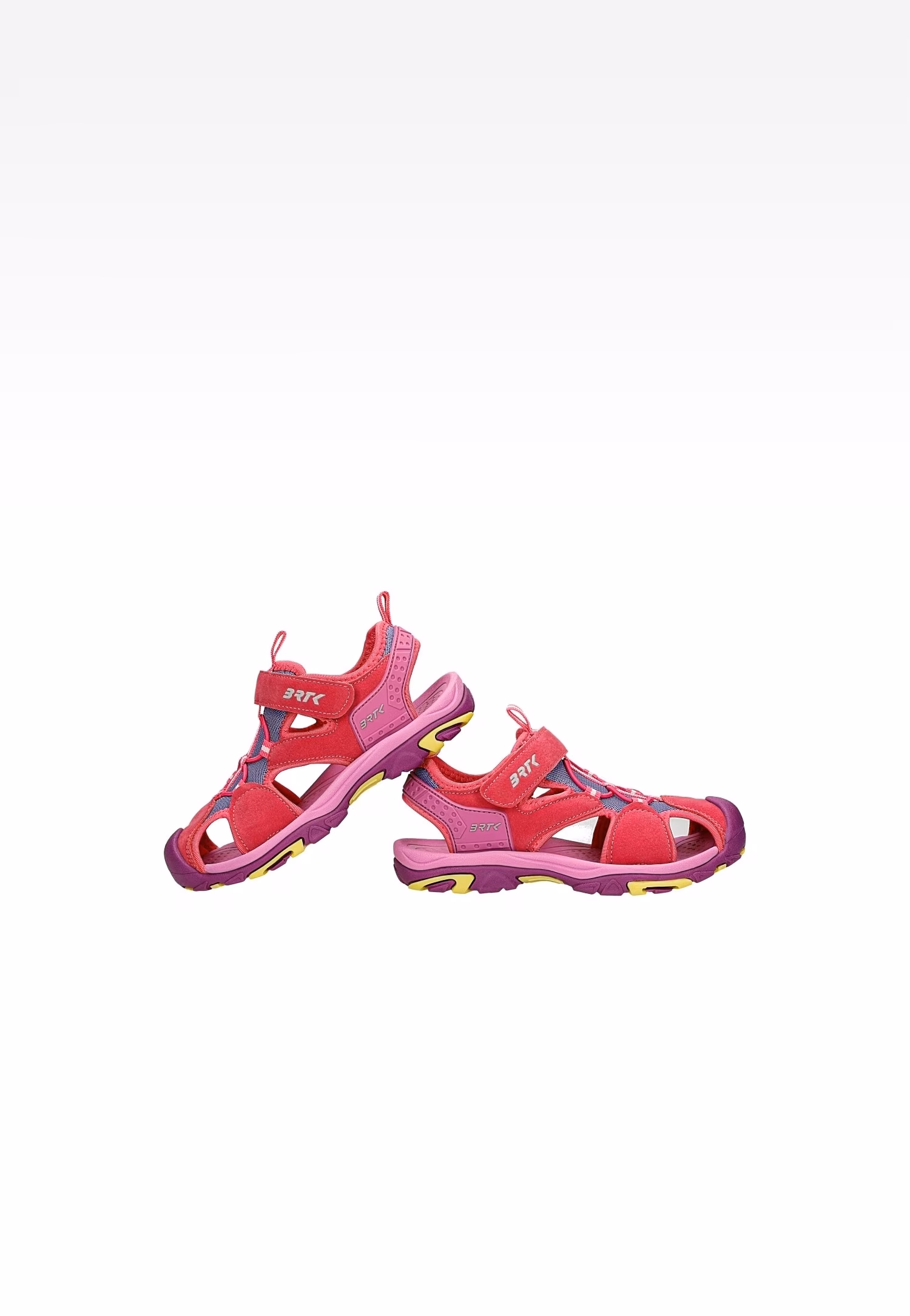 Sandały dziewczęce BARTEK 19042502 w kolorze różowym z zapięciem na rzepy