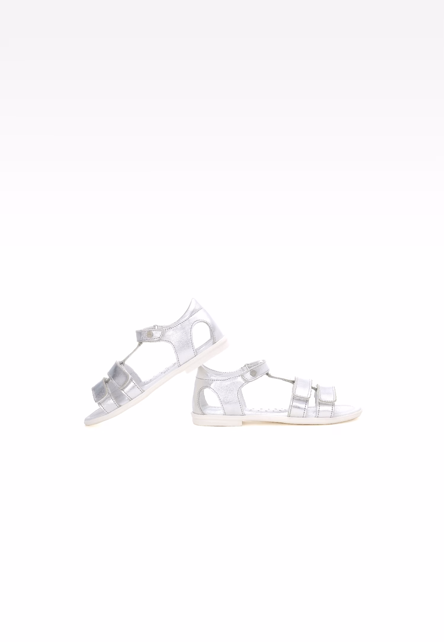 Sandały BARTEK W-59016/SIE, dla dziewcząt, srebrny
