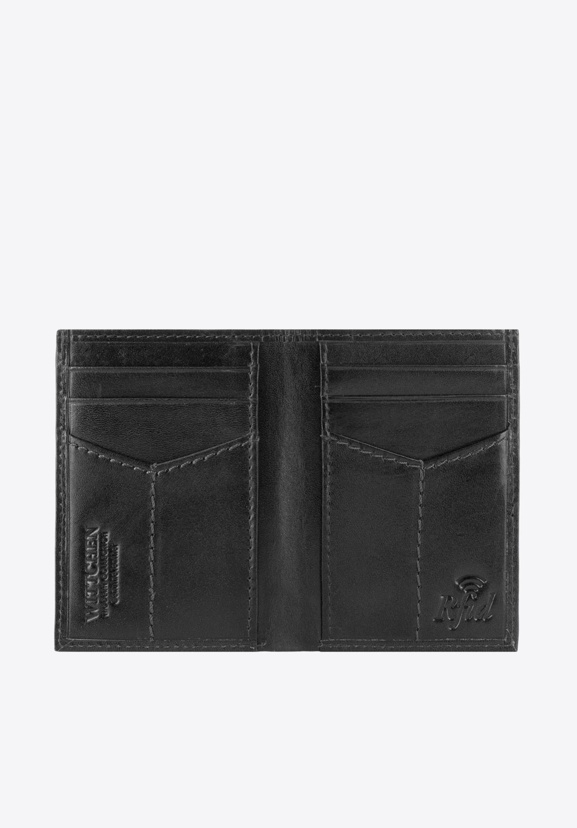 Skórzany portfel wąski