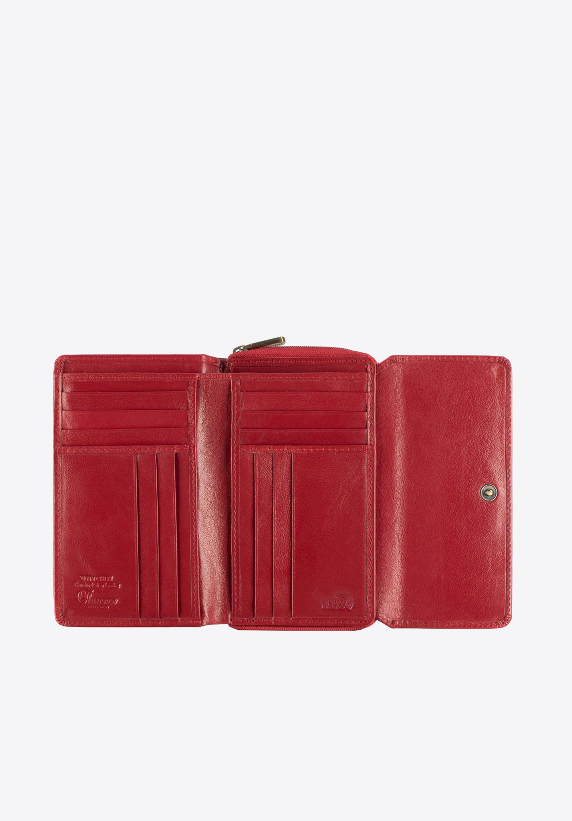 Damski portfel ze skóry poziomy