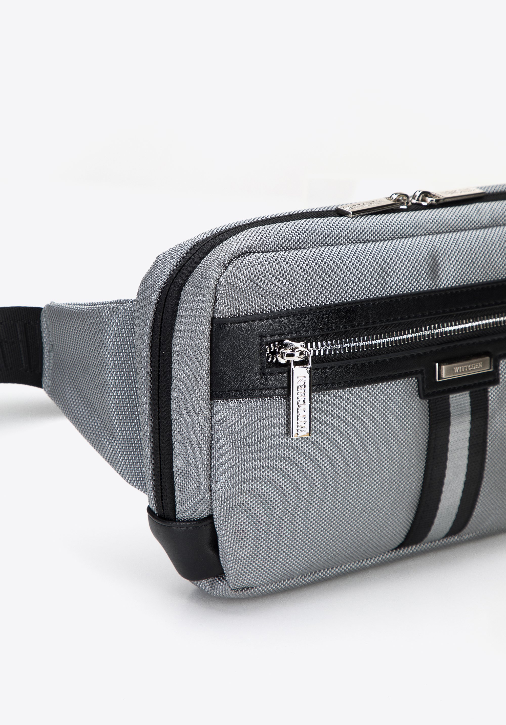 Męska torebka nerka z tasiemką