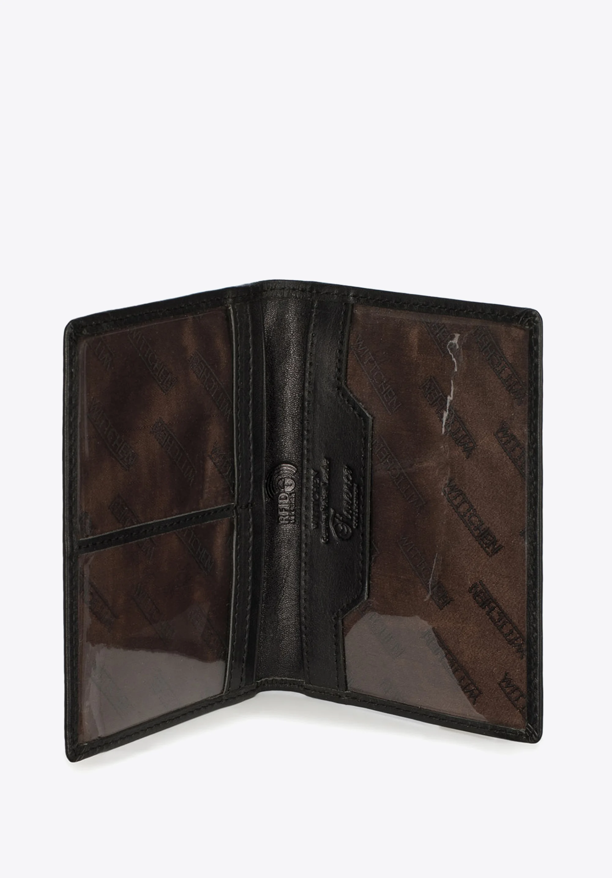 Etui na dokumenty skórzane proste