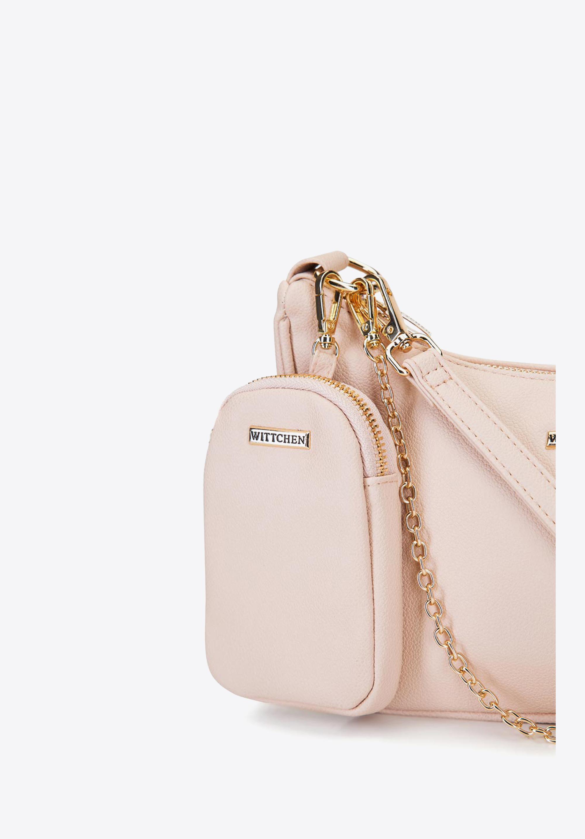 Torebka rogal z dopinaną saszetką