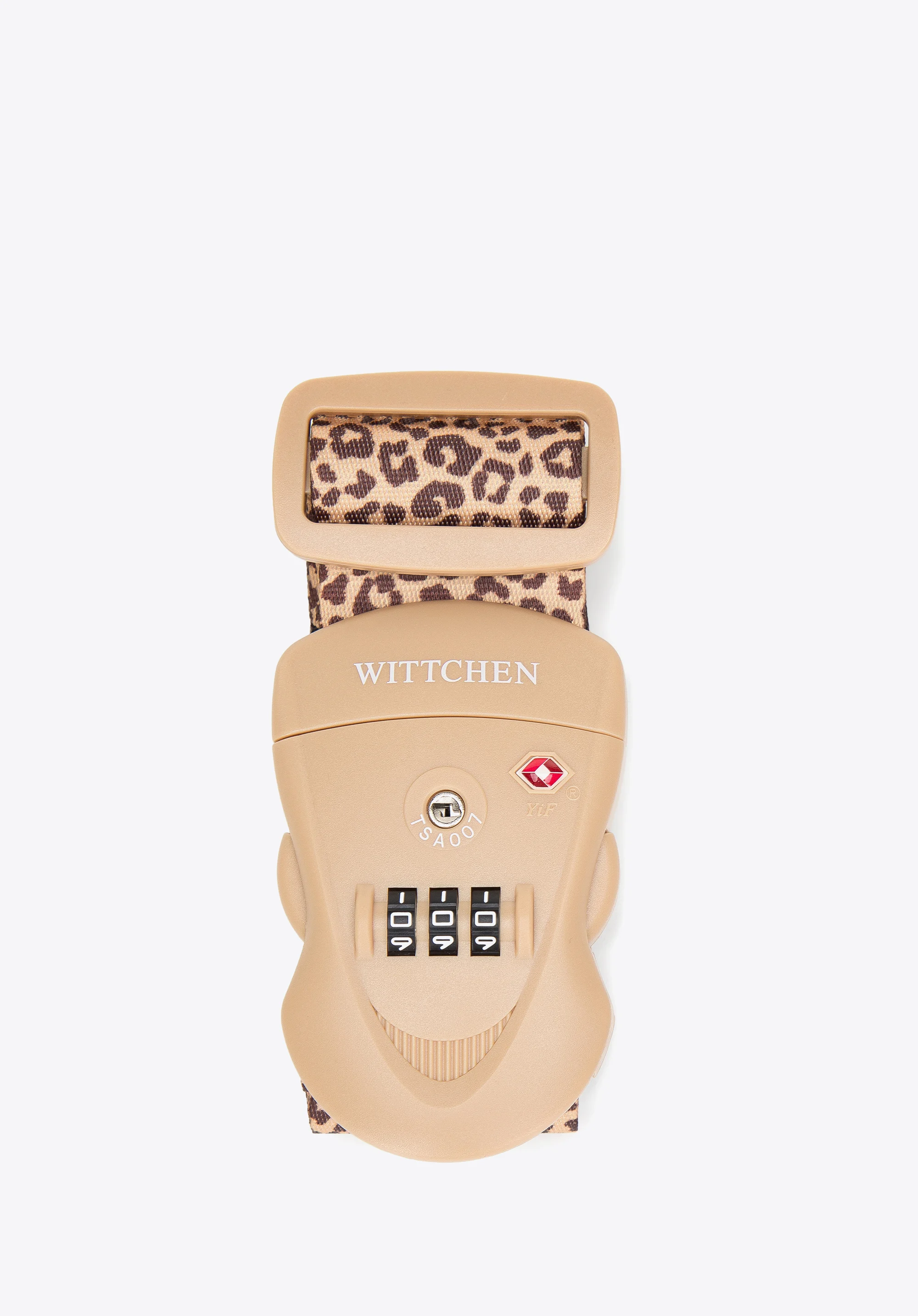 Pas zabezpieczający bagaż z zamkiem