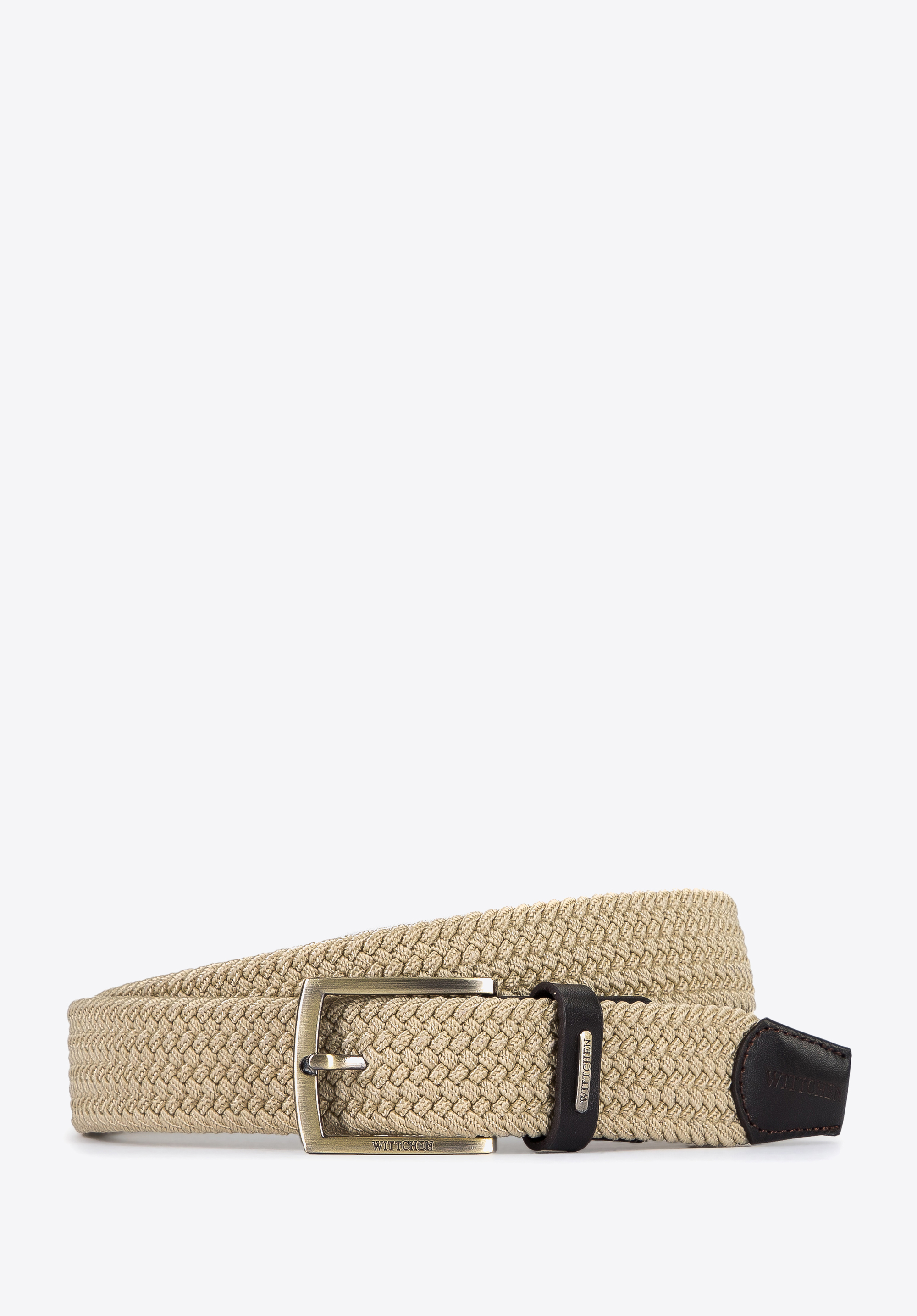 Męski pasek z plecionki