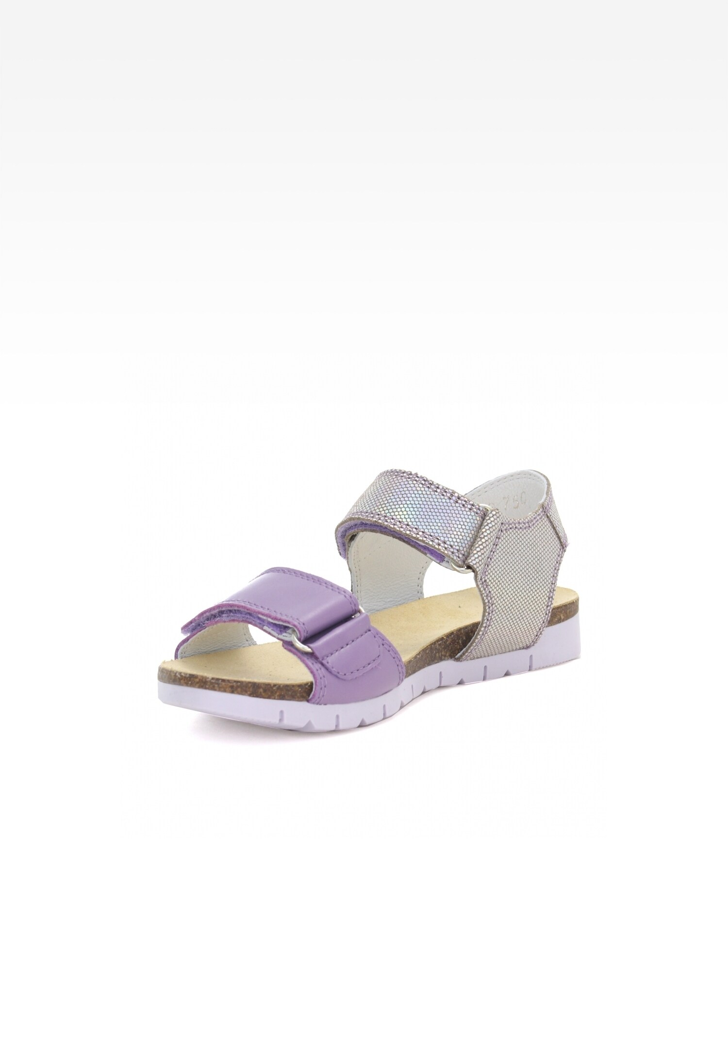 Sandały BARTEK W-56183/6JK, dla dziewcząt, czarno-szaro-fioletowy