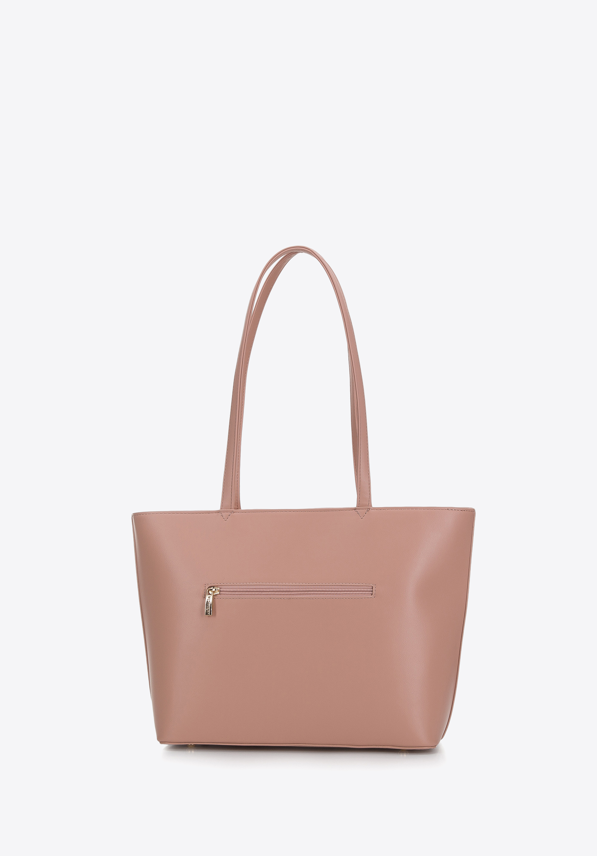 Torebka shopperka z plecionką