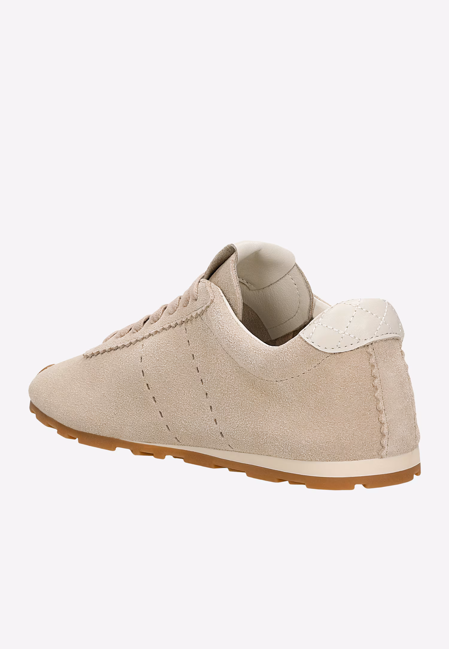 Jasnoniebieskie sneakersy na cienkiej podeszwie