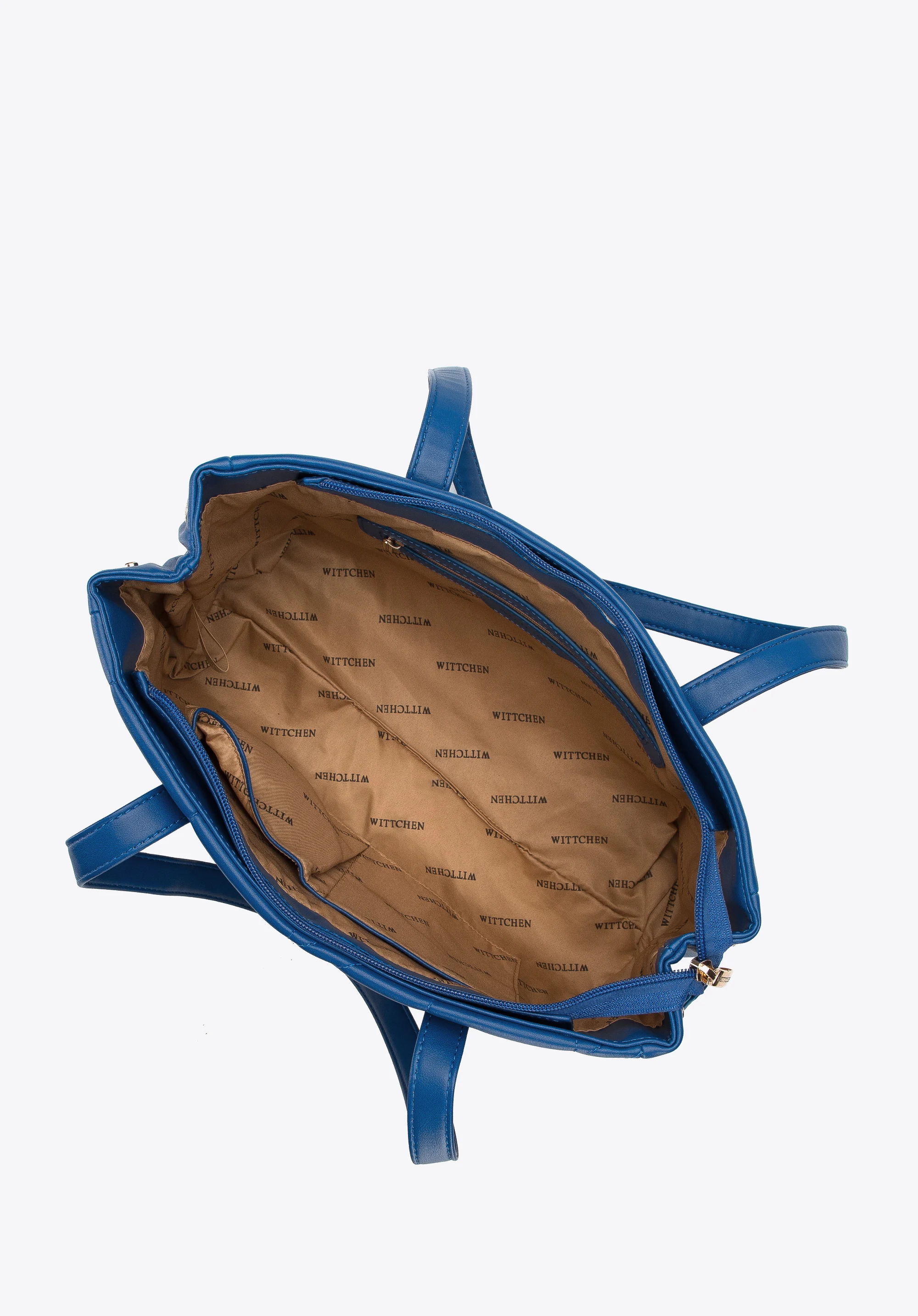 Torebka shopperka z pikowanej ekoskóry