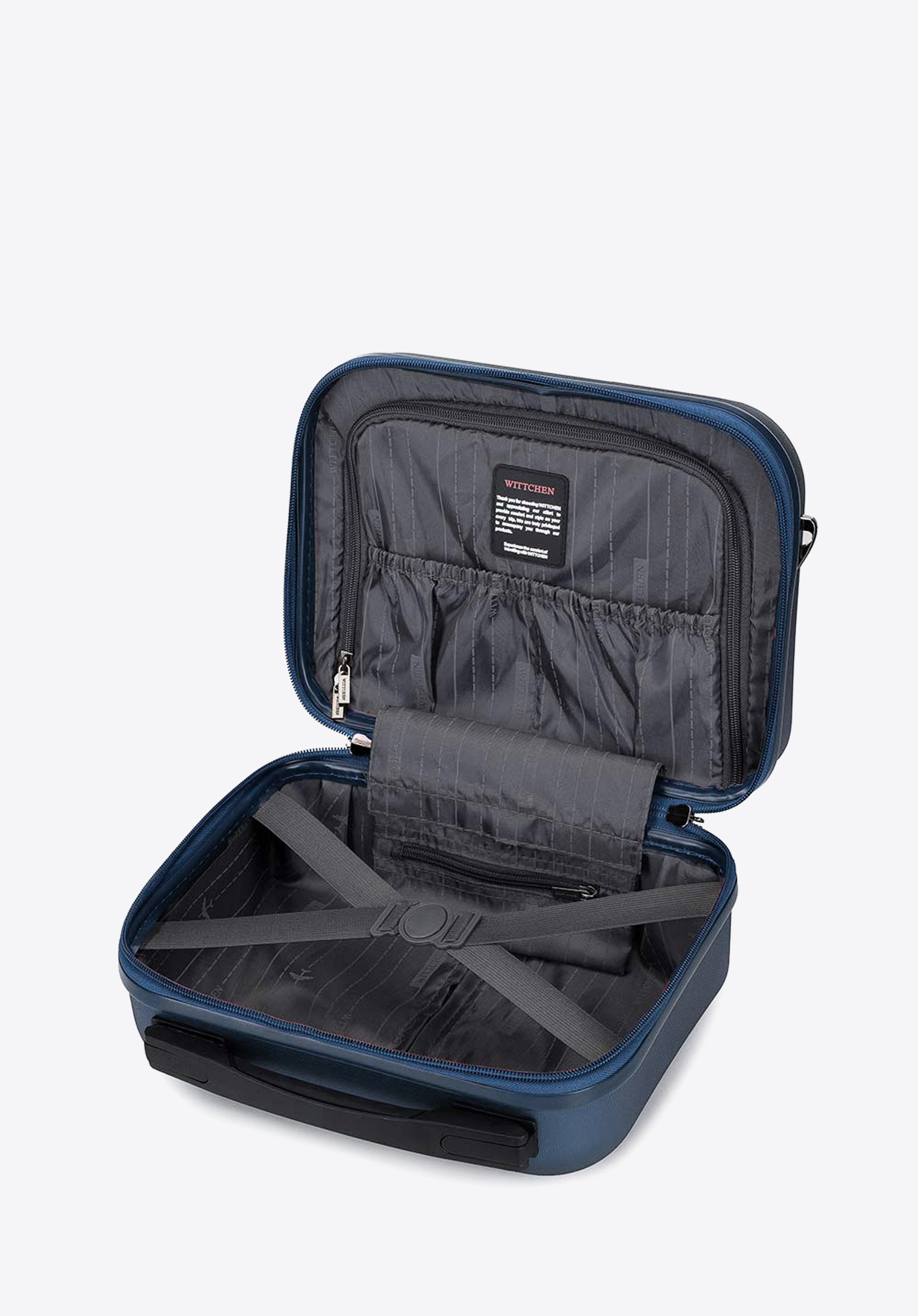 Walizka kabinowa z polikarbonu fakturowana