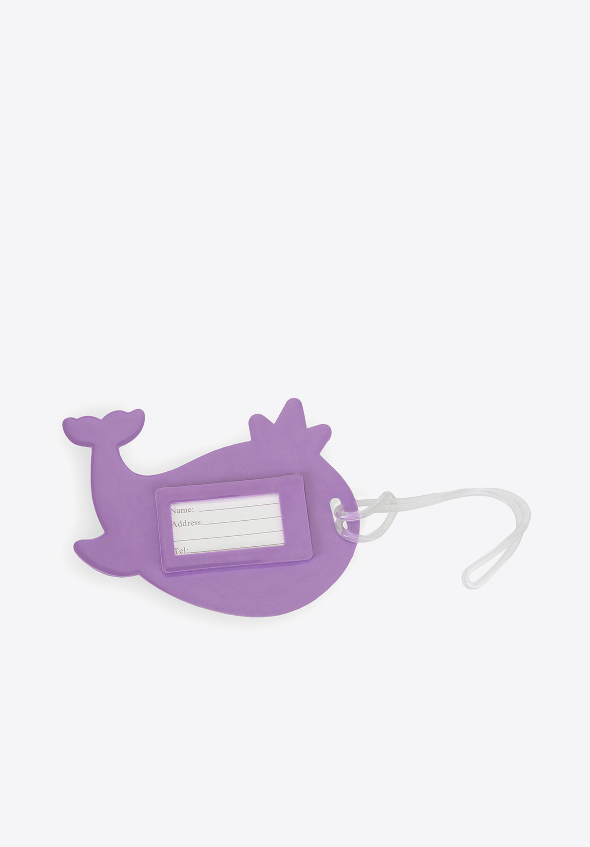 Identyfikator do bagażu z silikonu z grafiką