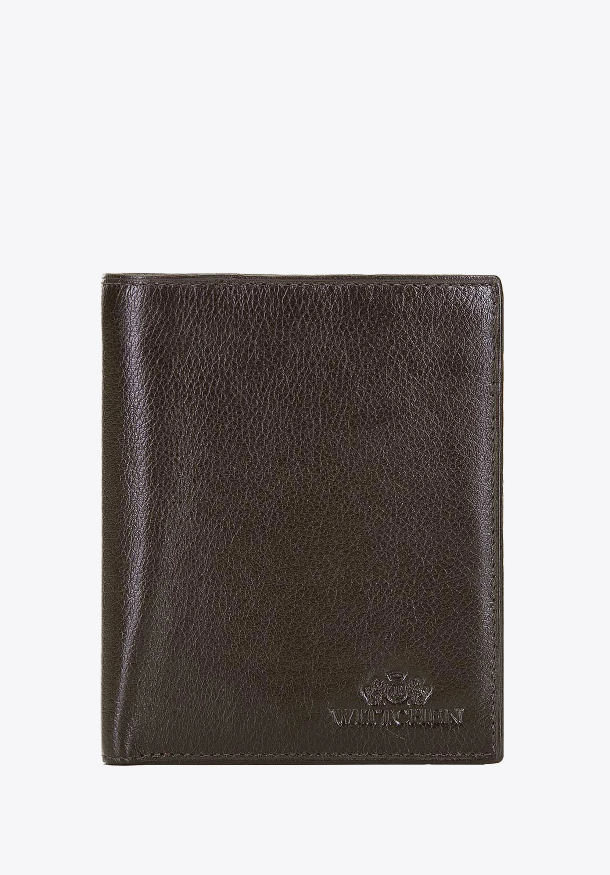 Męski portfel skórzany bez zapięcia