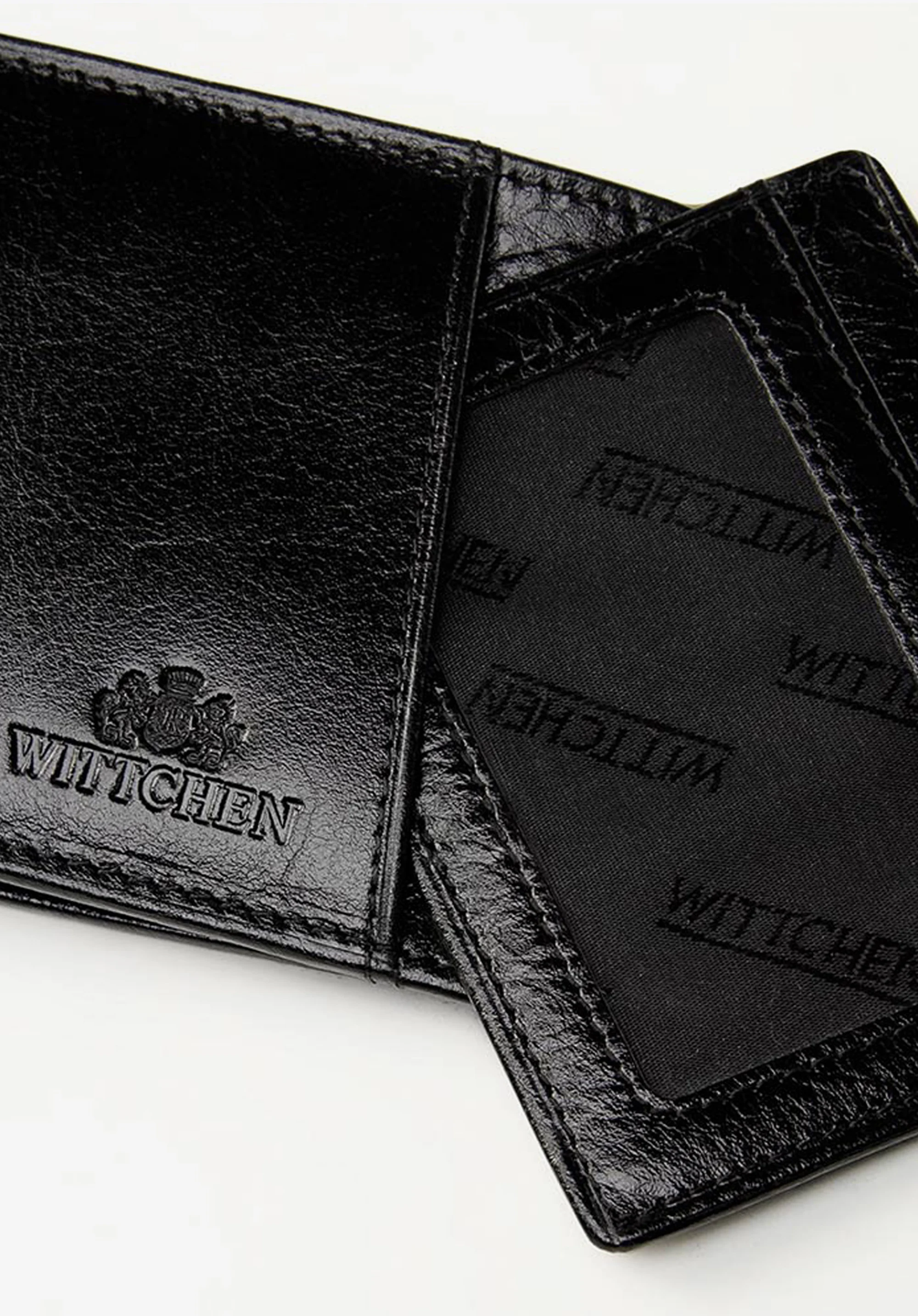 Portfel skórzany z wyjmowanym panelem