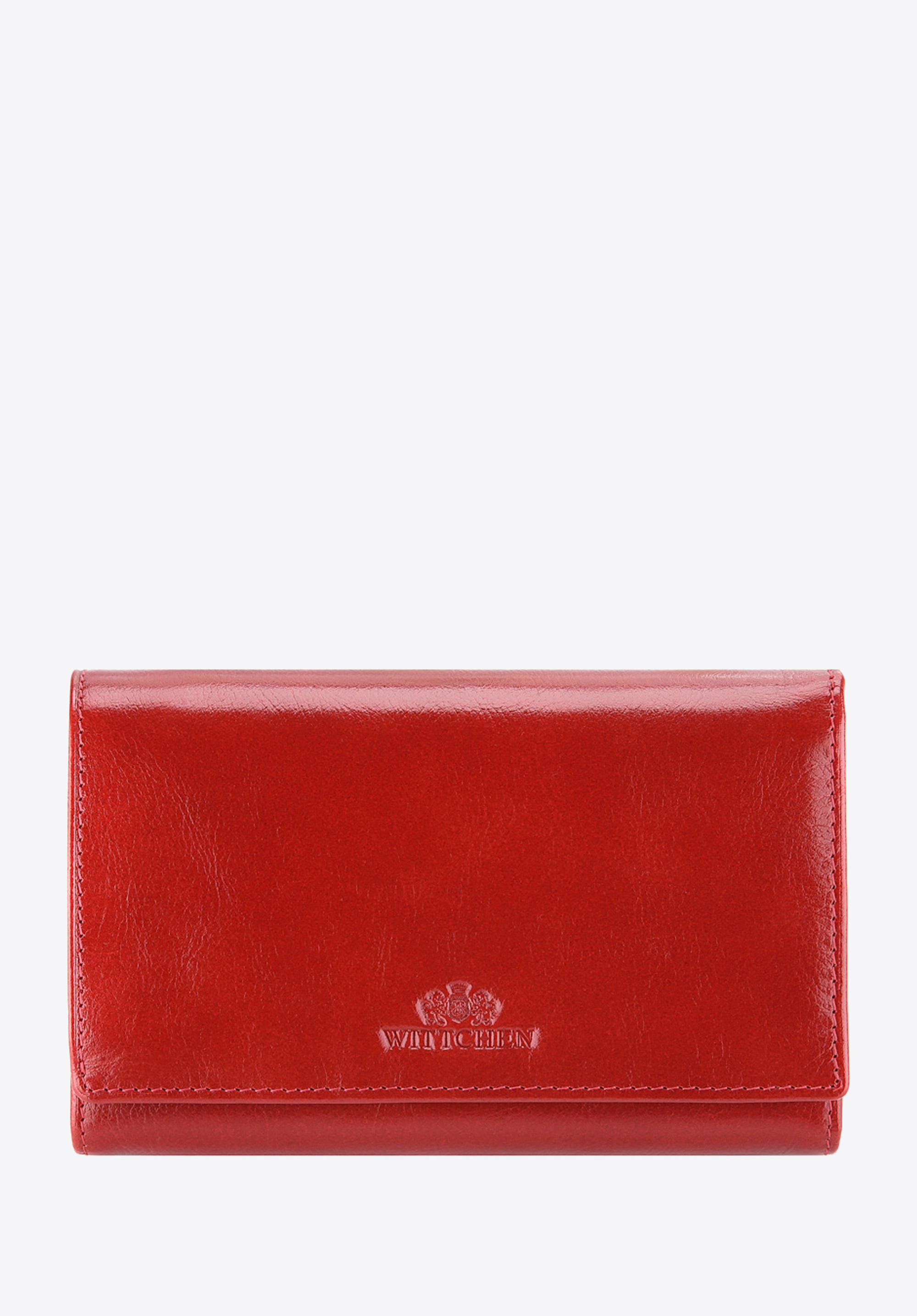 Damski portfel ze skóry z kieszenią na bigiel