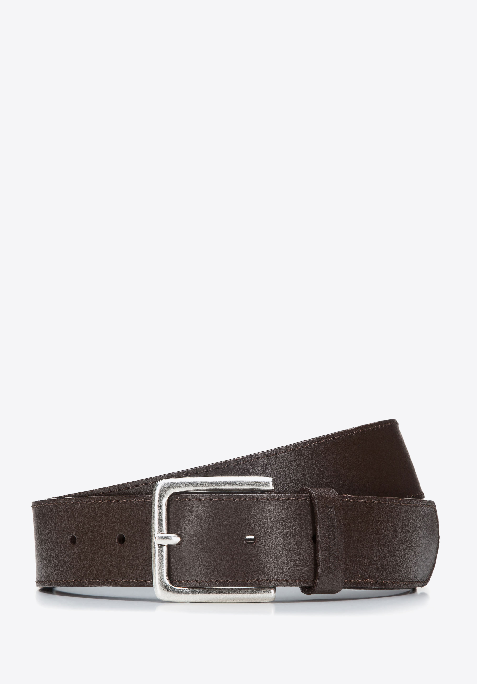 Męski pasek skórzany szeroki klasyczny