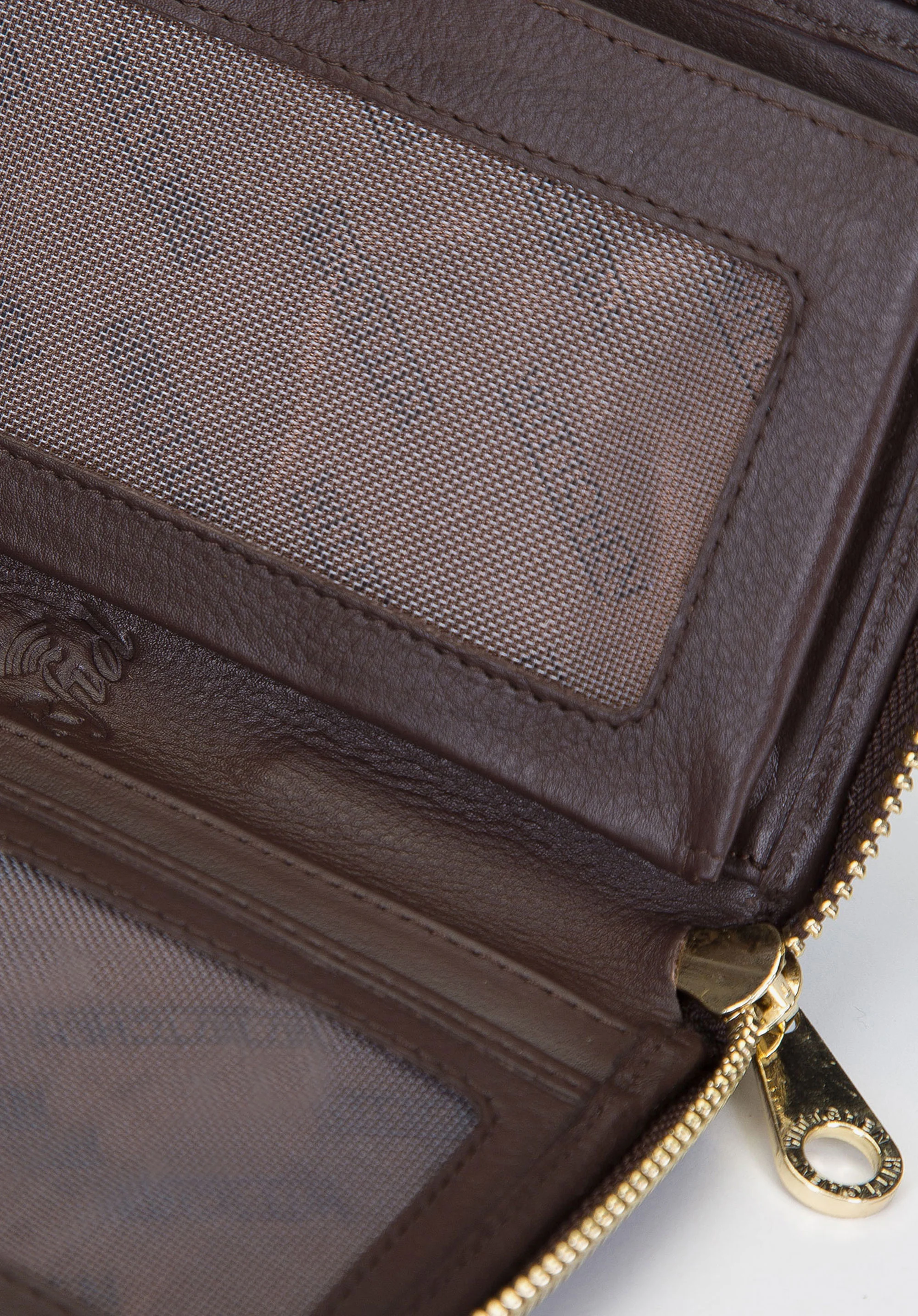 Damski portfel ze skóry lizard duży