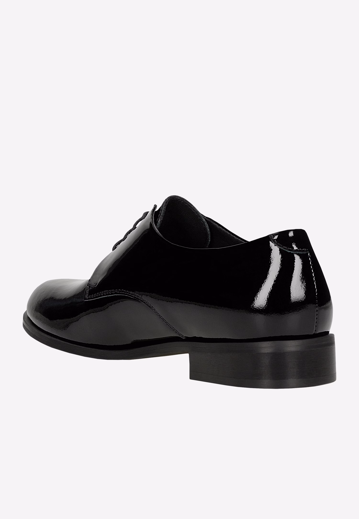 Eleganckie lakierowane półbuty damskie