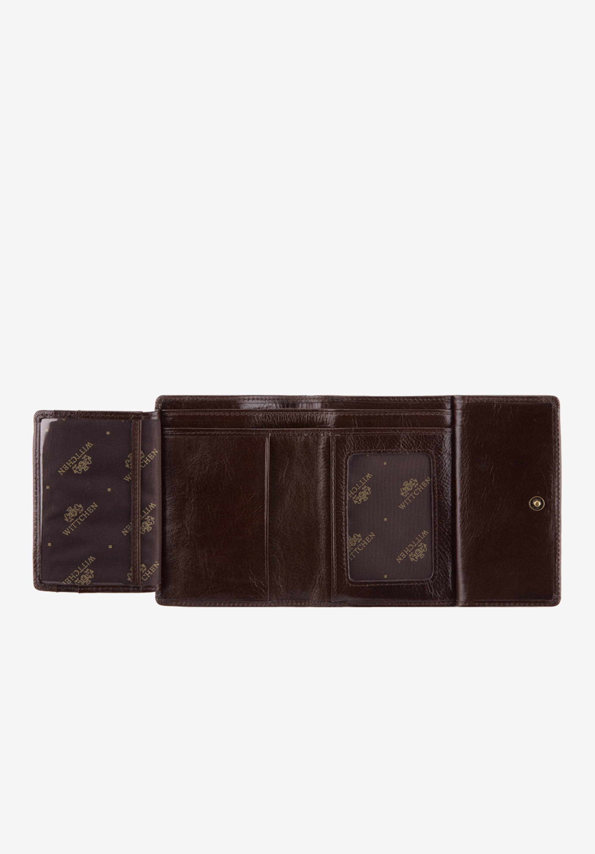 Damski portfel ze skóry na bigiel mały