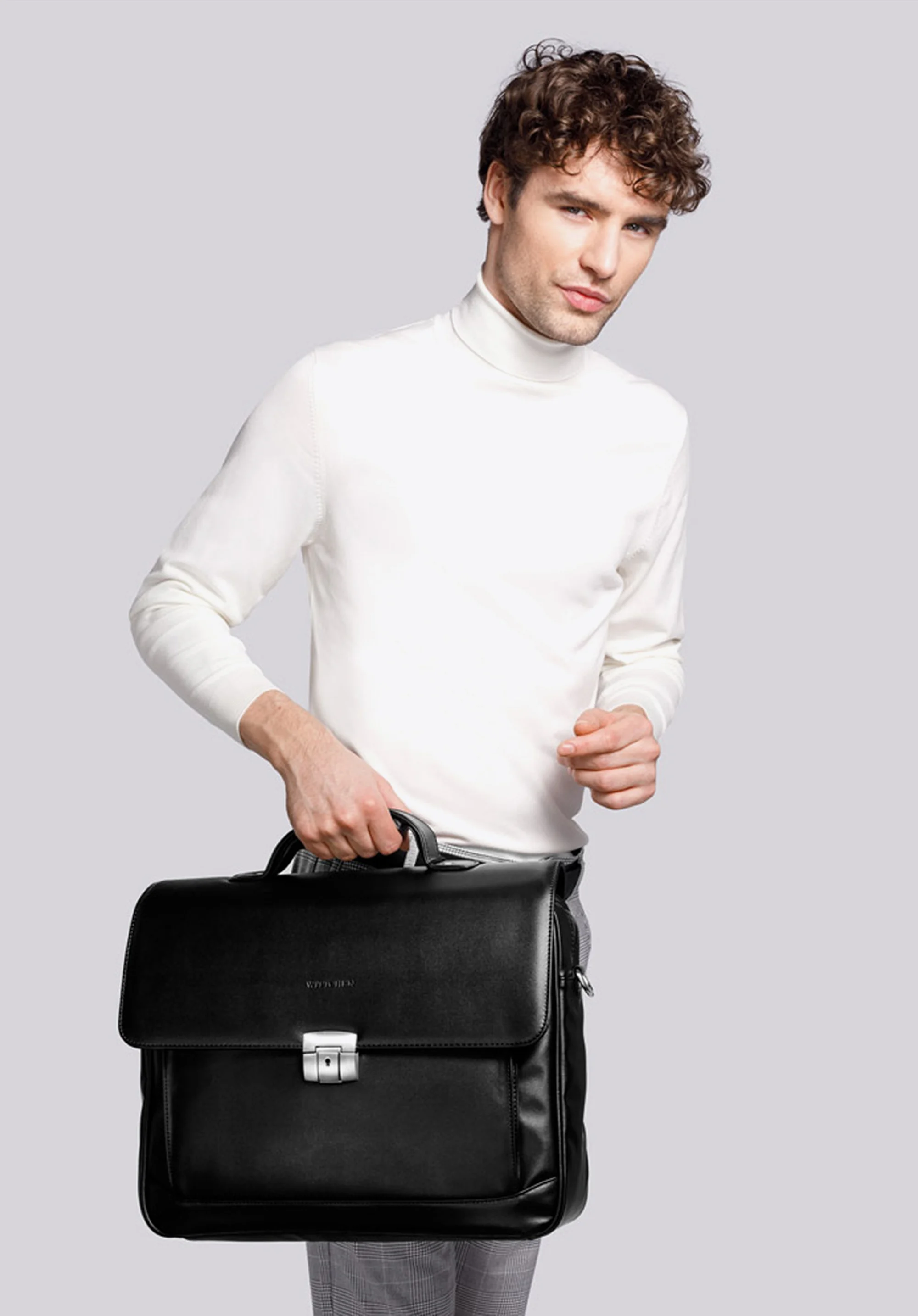 Teczka z kieszenią na laptopa 15,6” z tkaniny