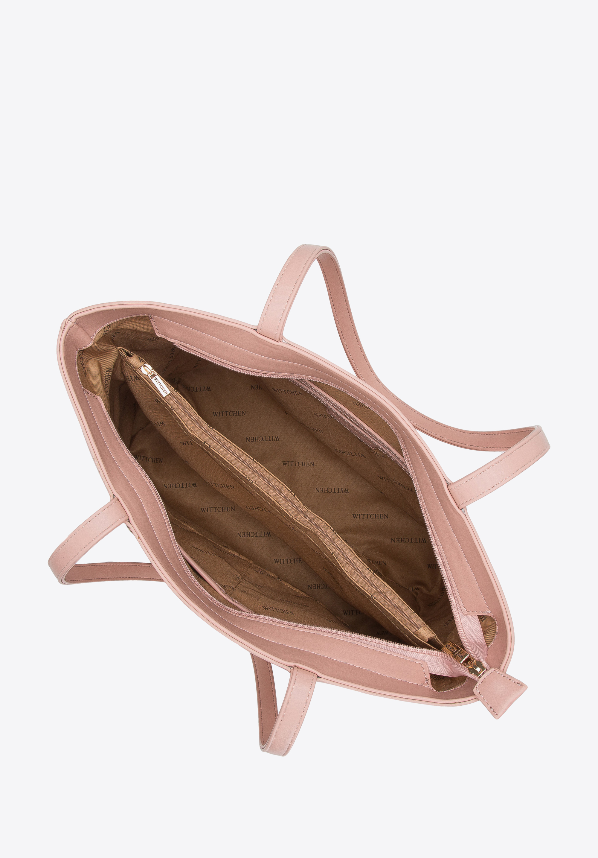 Torebka shopperka z plecionką