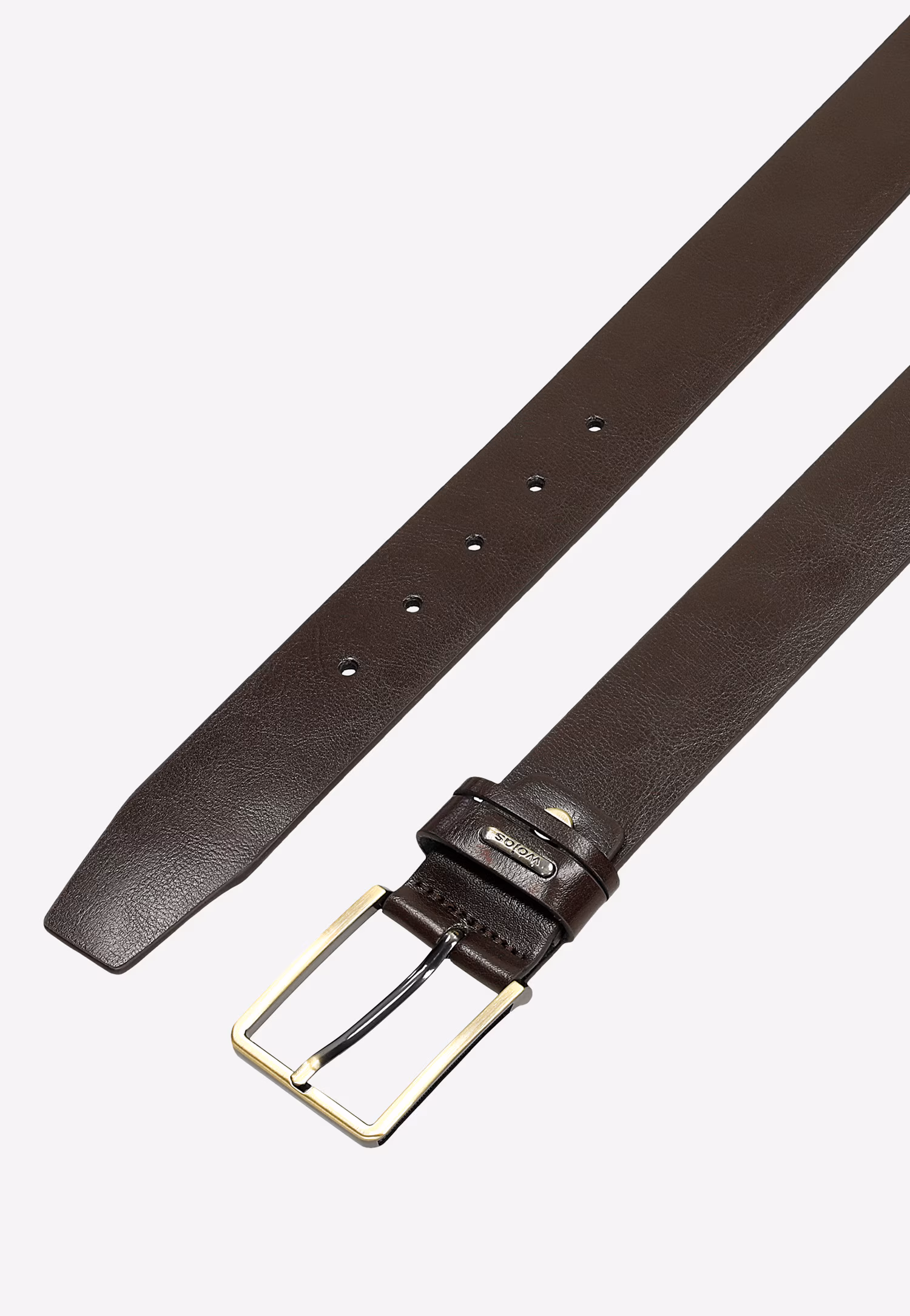 Brązowy klasyczny pasek męski