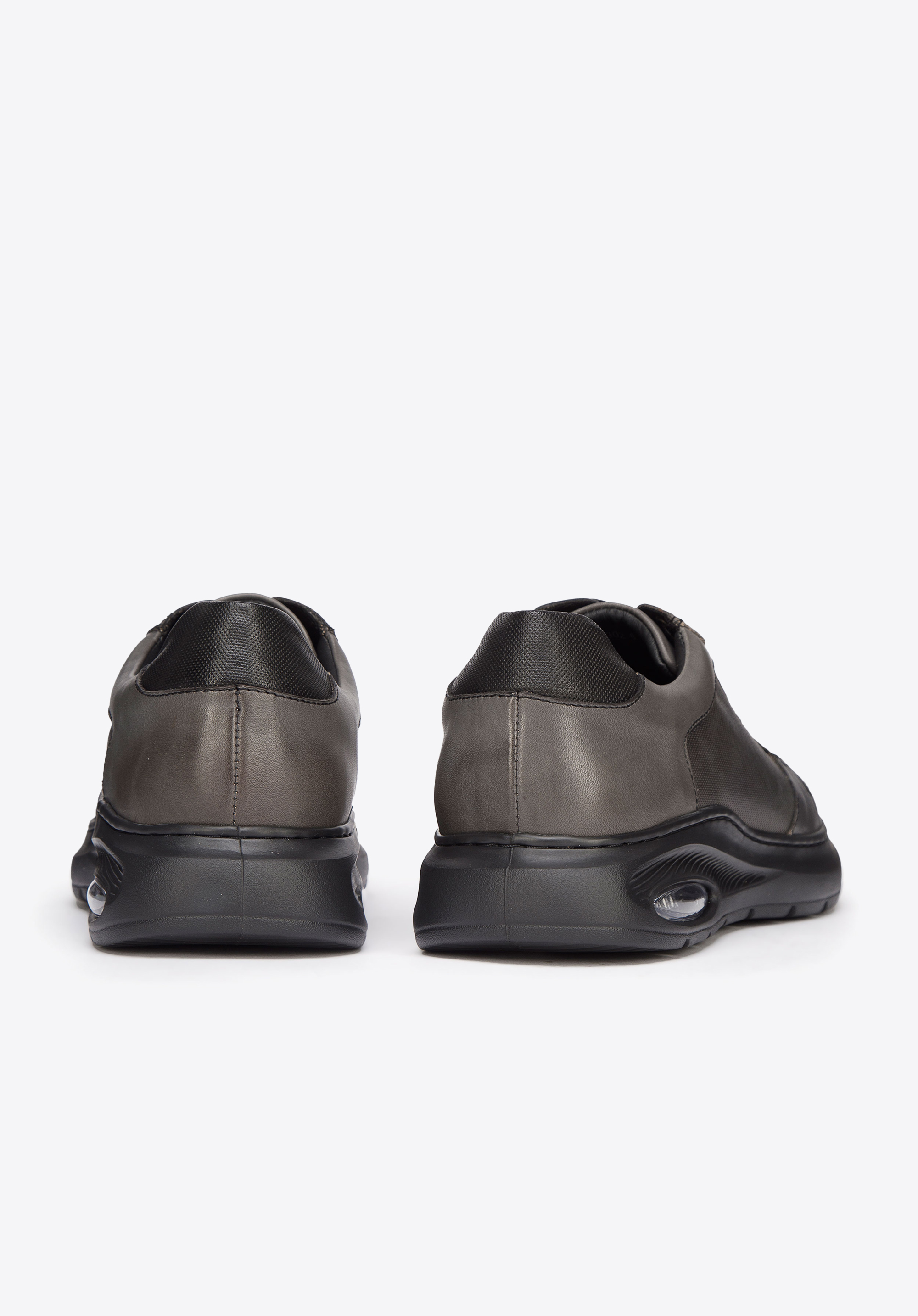 Męskie sneakersy skórzane z poduszką powietrzną