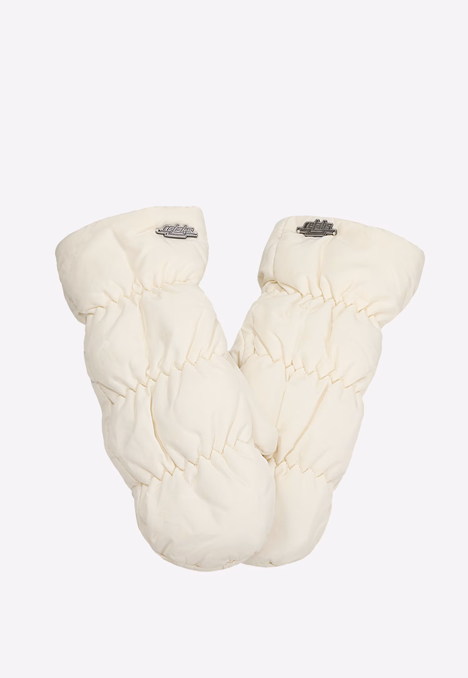 RELAKS beżowe ocieplane rękawiczki z jednym palcem