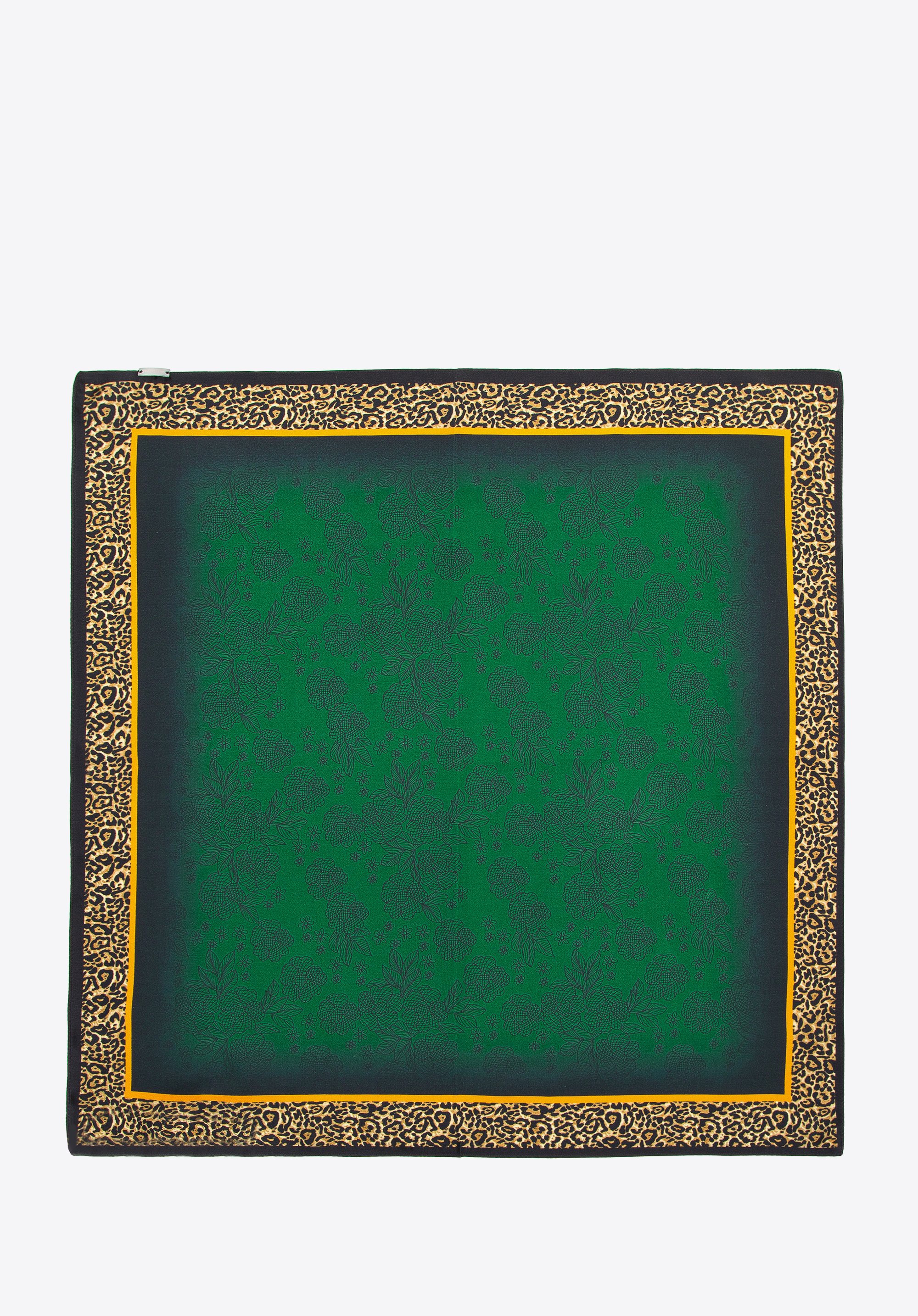 Damska apaszka jedwabna we wzory