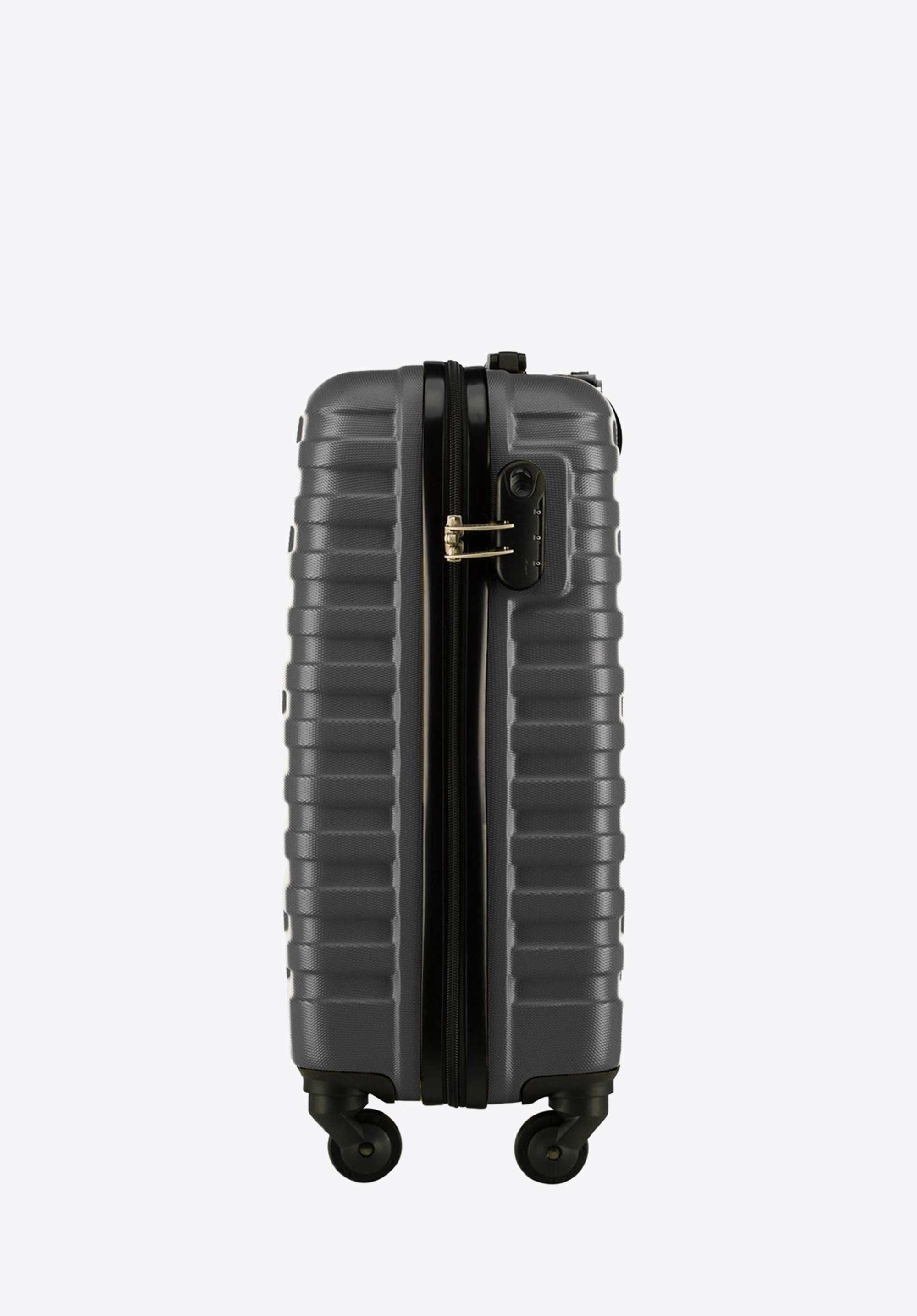 Walizka kabinowa z ABS-u w geometryczny deseń