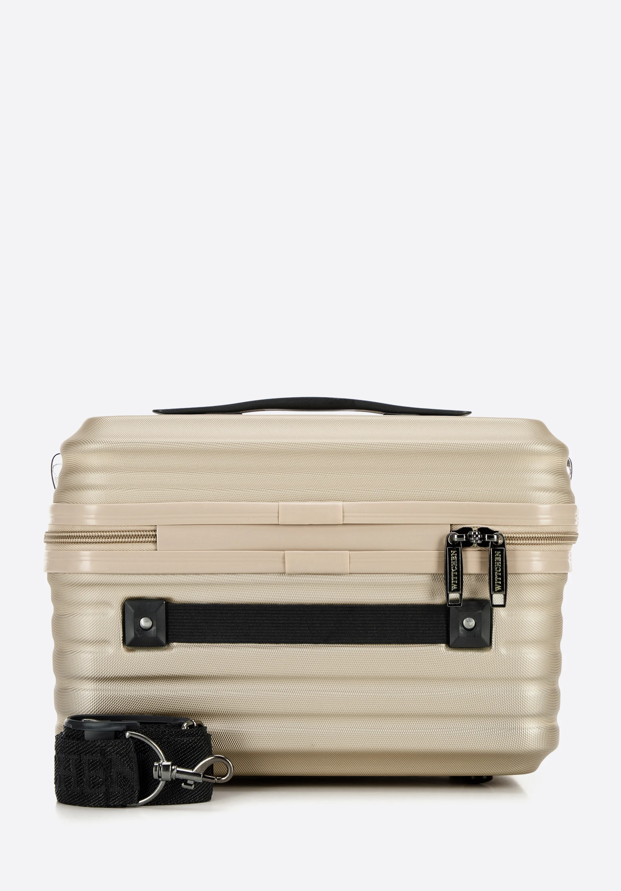 Walizka kabinowa z ABS-u w ukośne paski