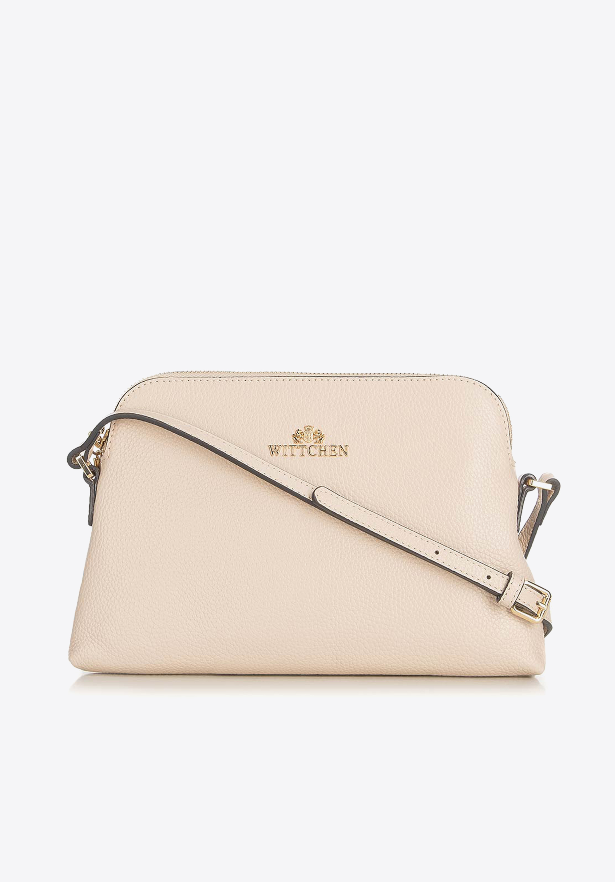 Damska listonoszka skórzana trapezowa