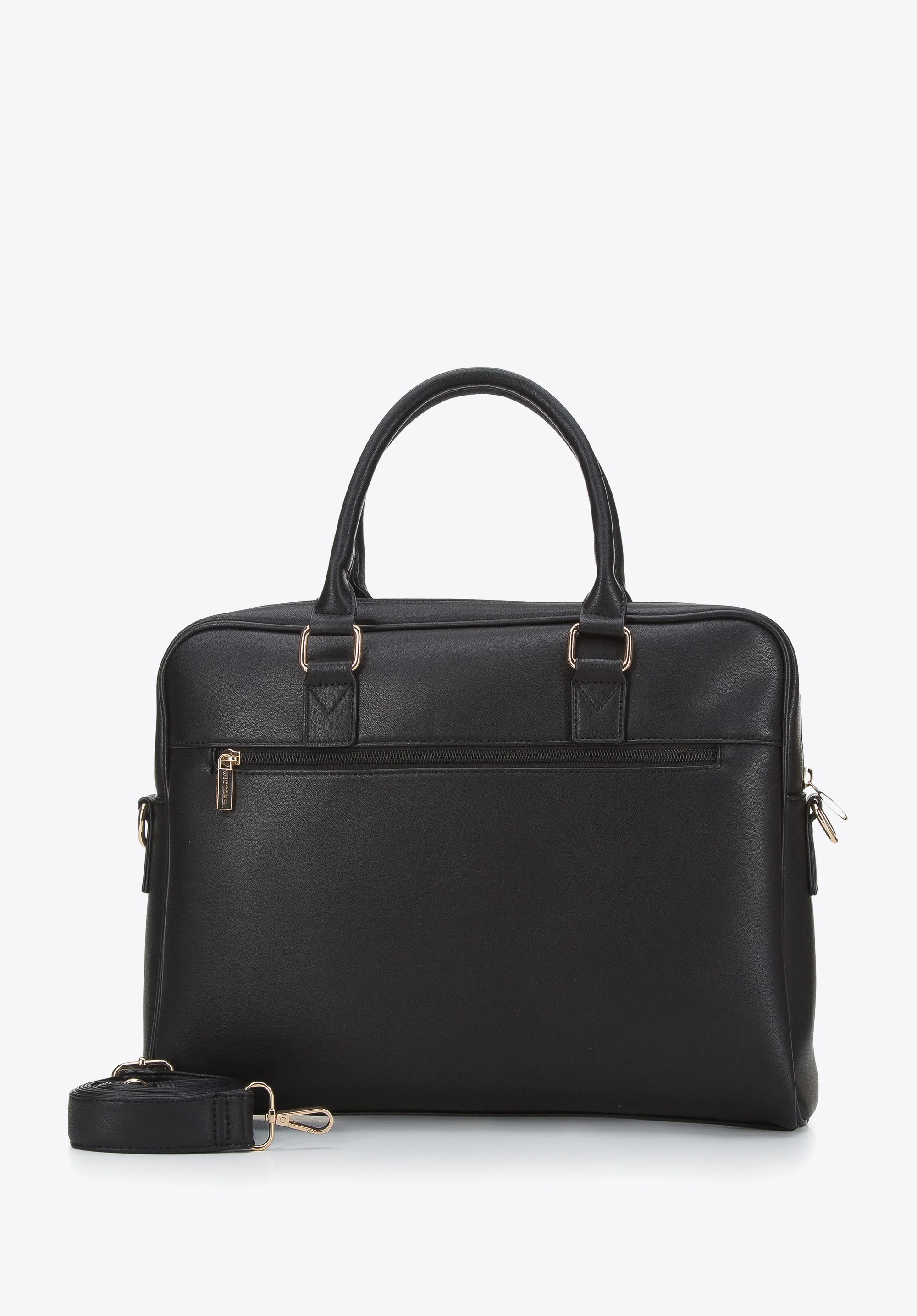 Damska torba na laptopa 11”/12” z frontem z ekozamszu