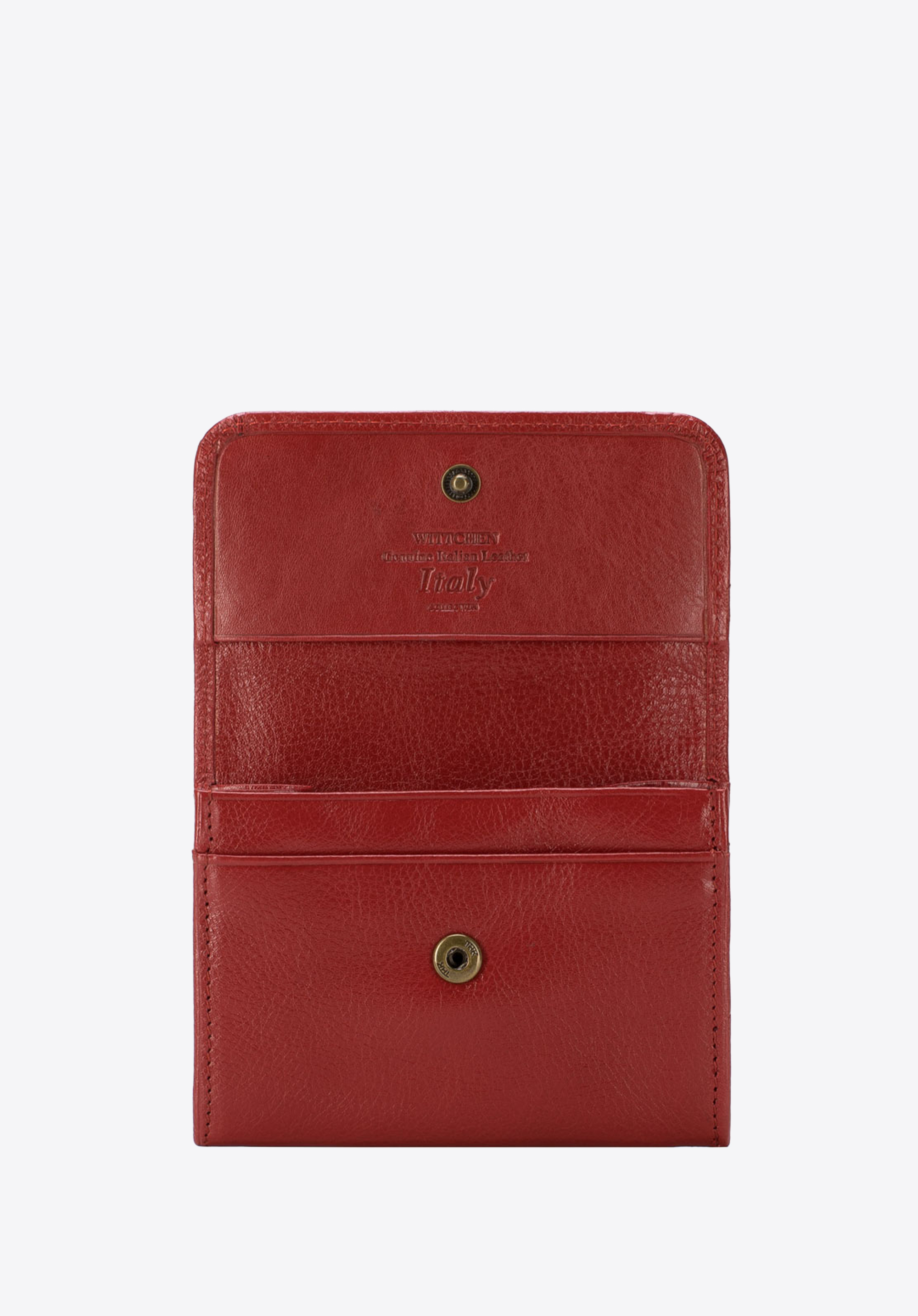 Portfel skórzany mały na zatrzask