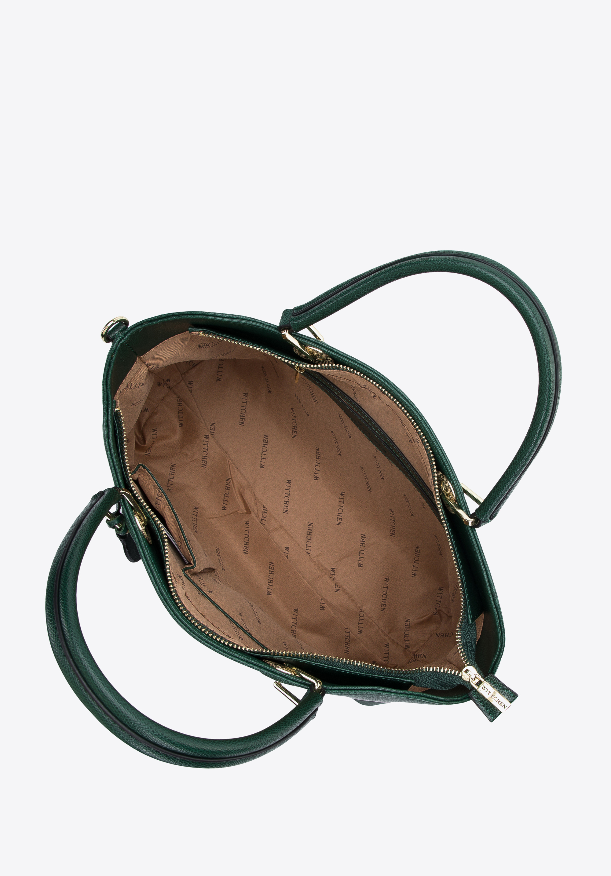 Torebka kuferek z ekoskóry zaokrąglona