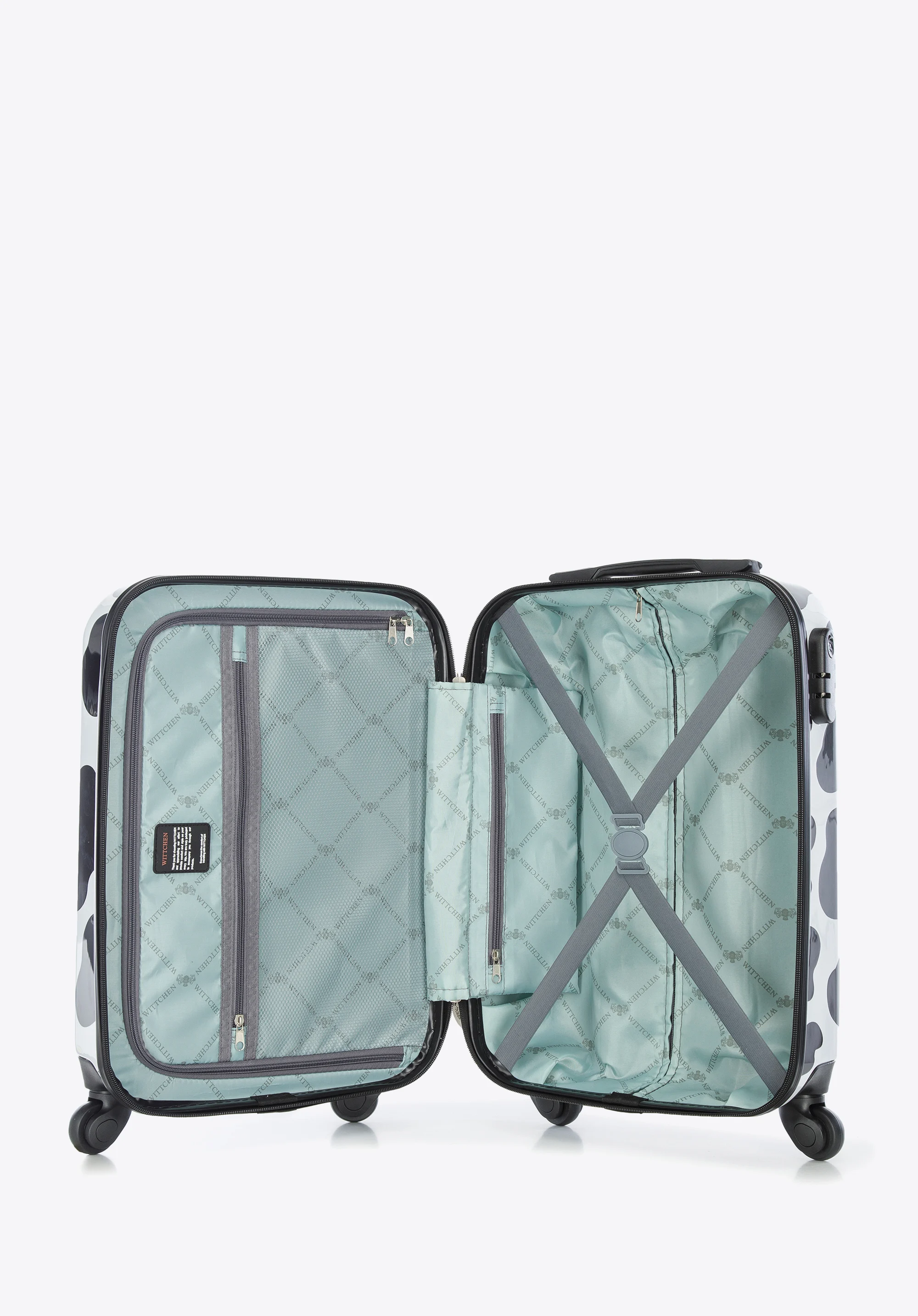 Walizka kabinowa z ABS-u z nadrukiem