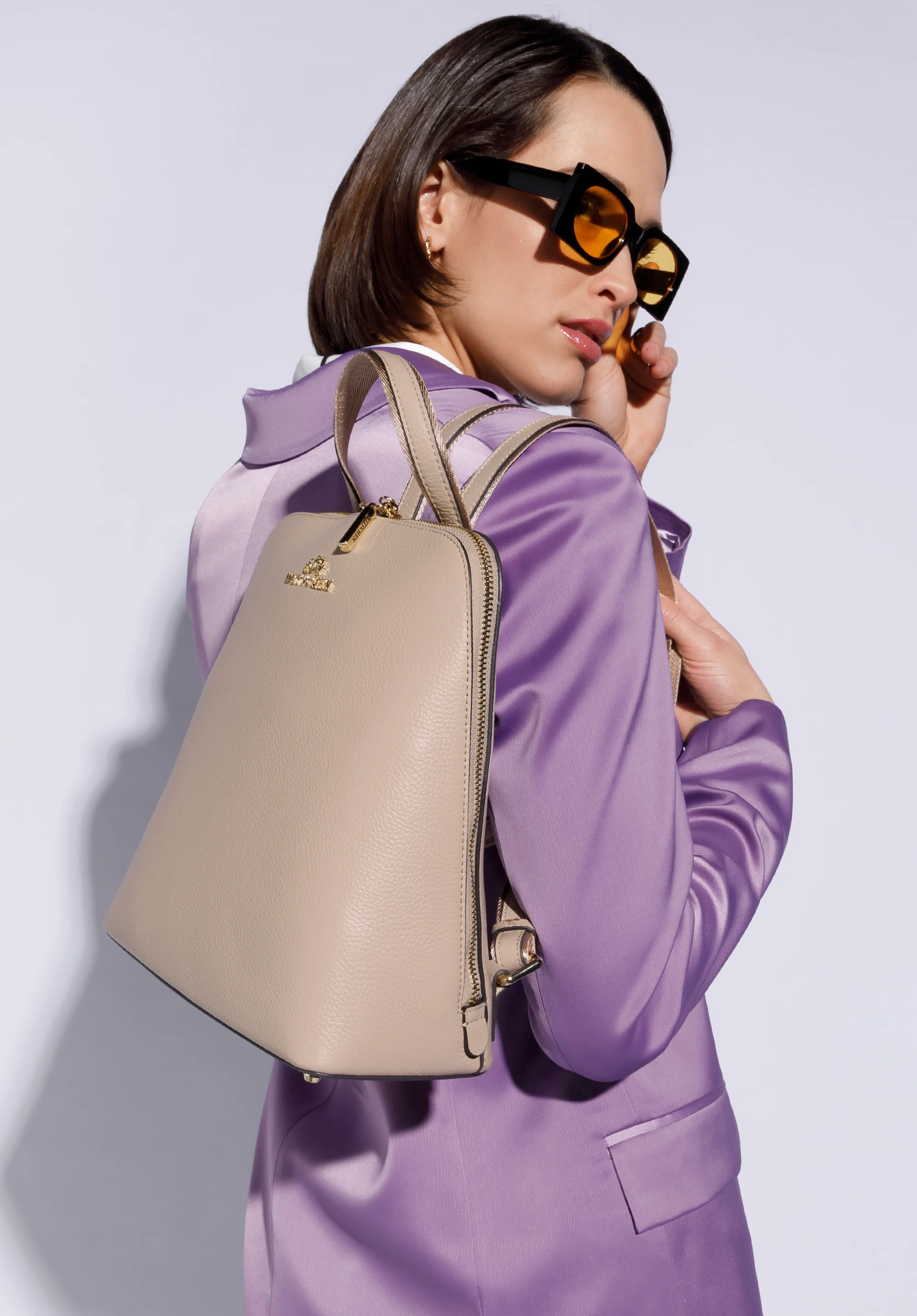 Damski plecak skórzany mały