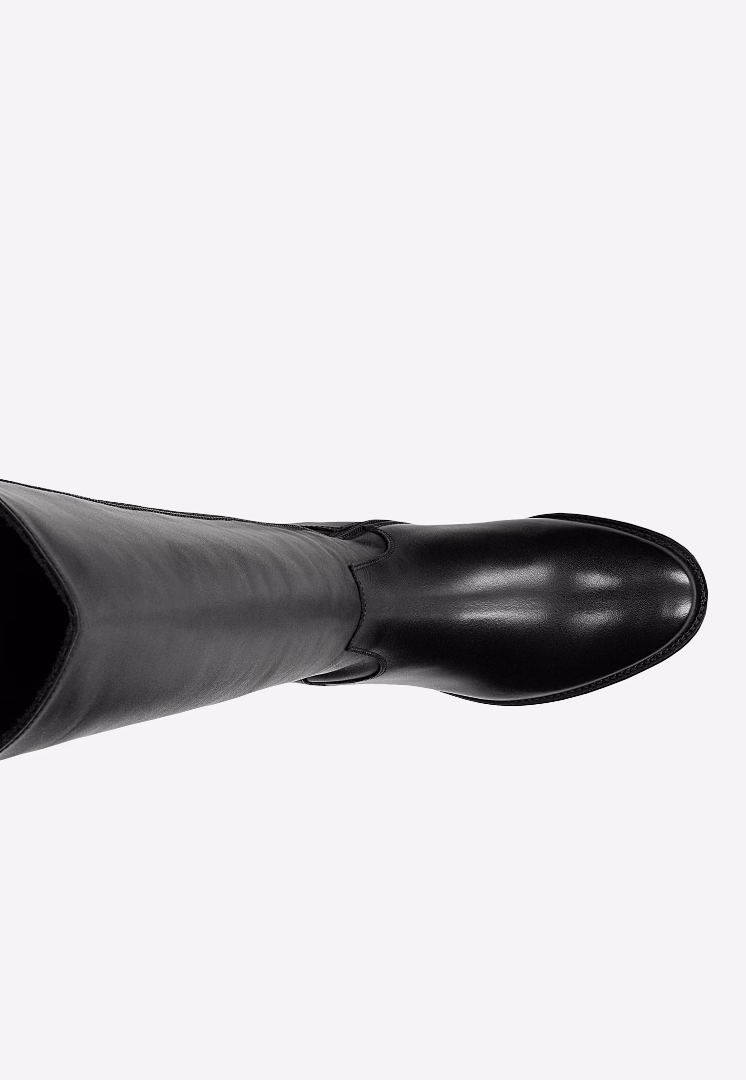 Oficerki damskie skórzane z ukrytą koturną