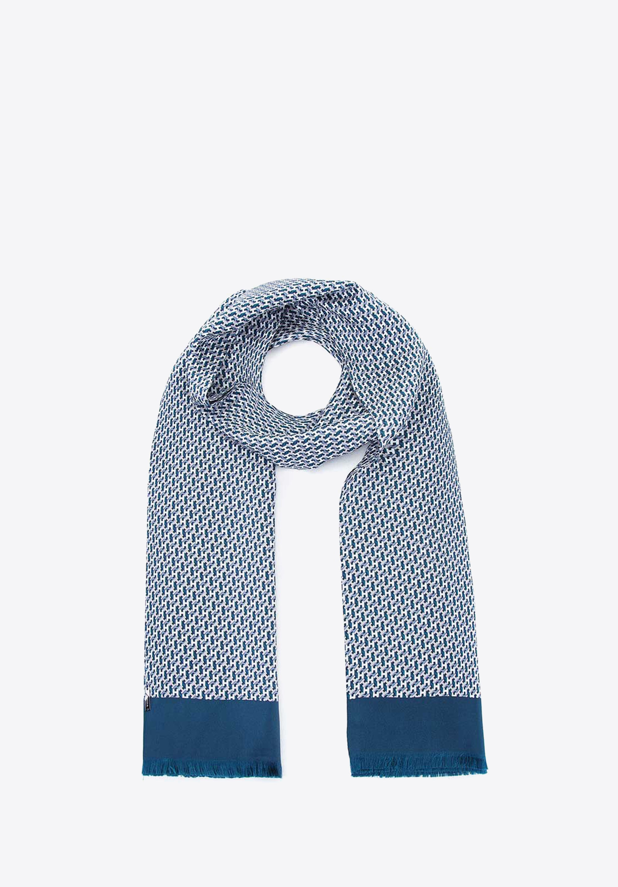 Męski szal z jedwabiu