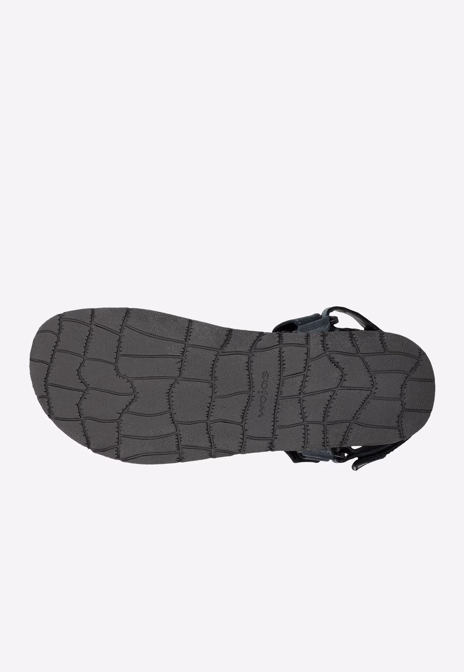 Granatowe sandały męskie z regulowanymi paskami