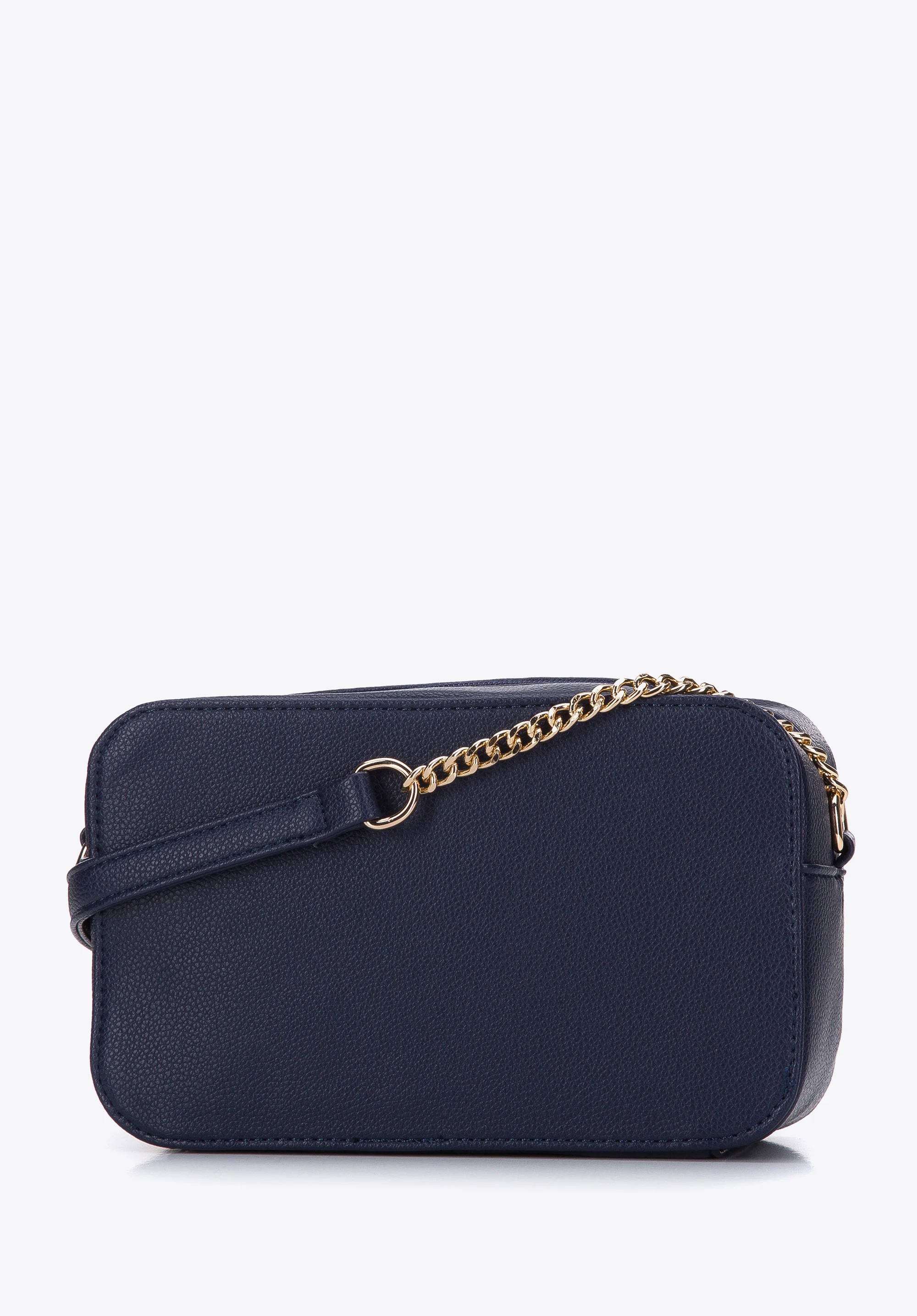 Damska listonoszka pudełkowa z obszytą kieszenią