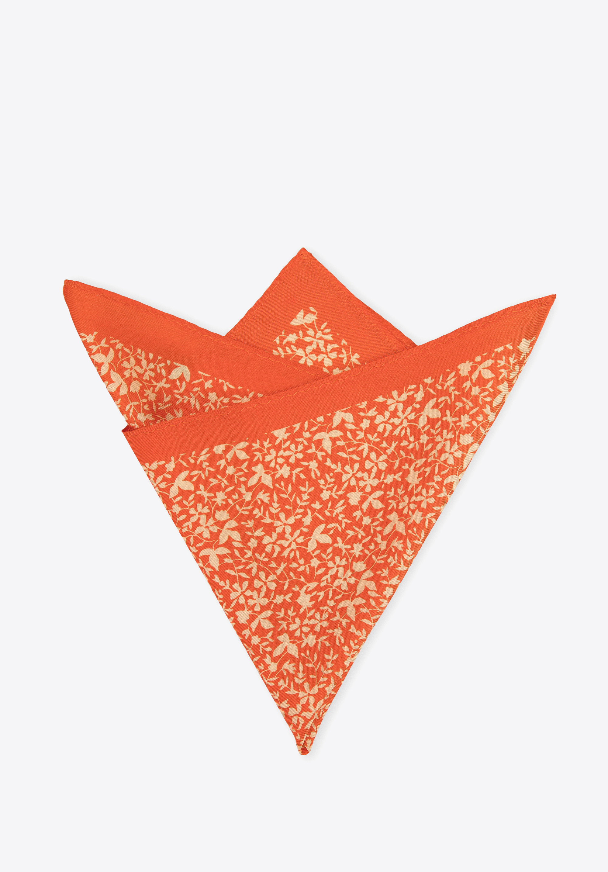 Poszetka jedwabna we wzory