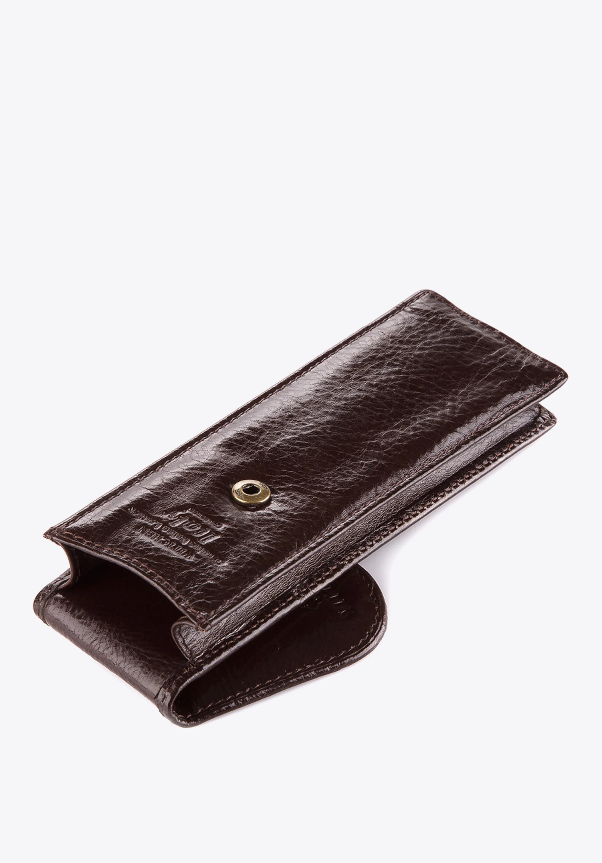 Etui na długopisy ze skóry proste